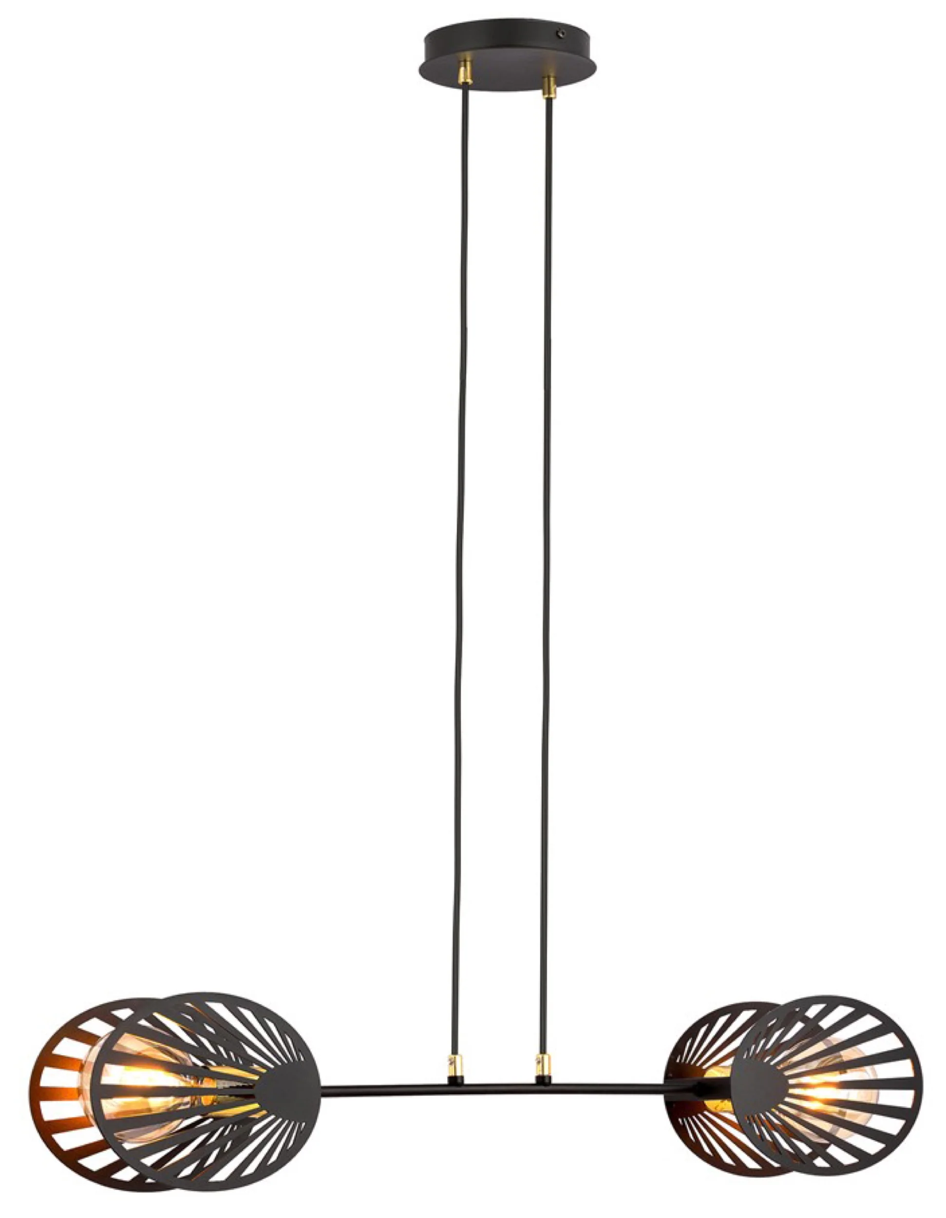 Lampa sufitowa Playa x2 czarna - Image 5