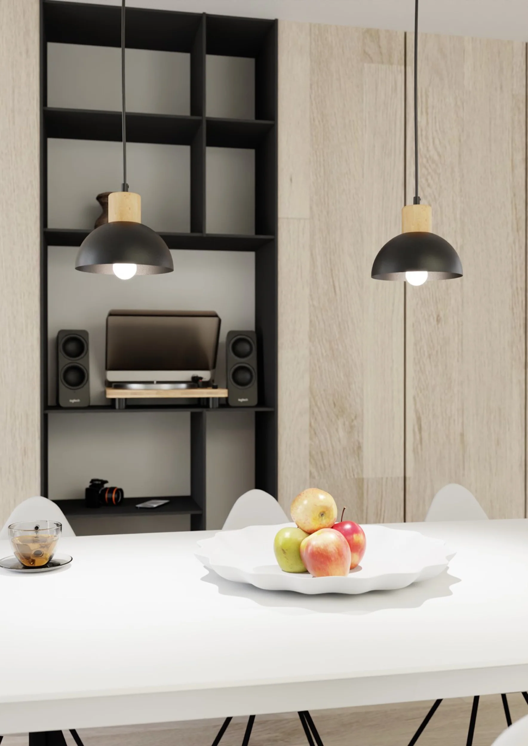 Lampa sufitowa Seco czarna - Image 4
