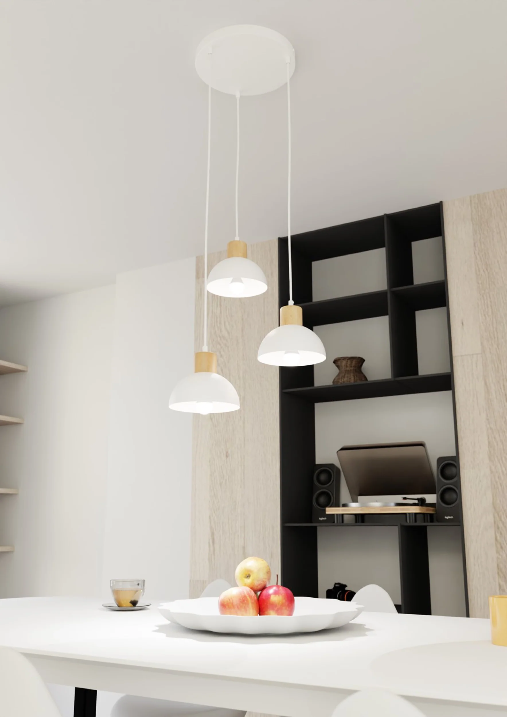 Lampa sufitowa Seco II x3 biała - Image 2