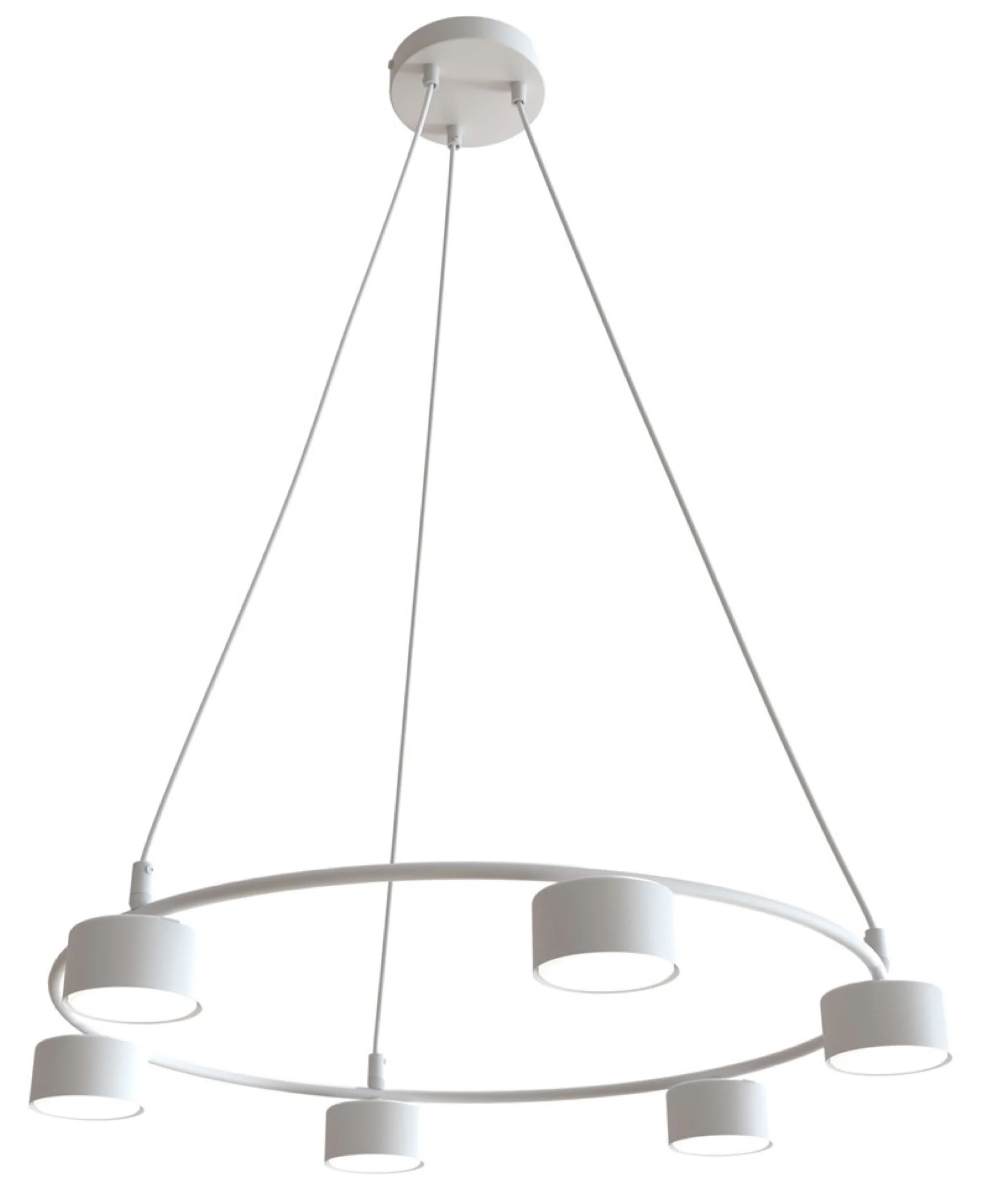 Lampa sufitowa Starlit x6 biała