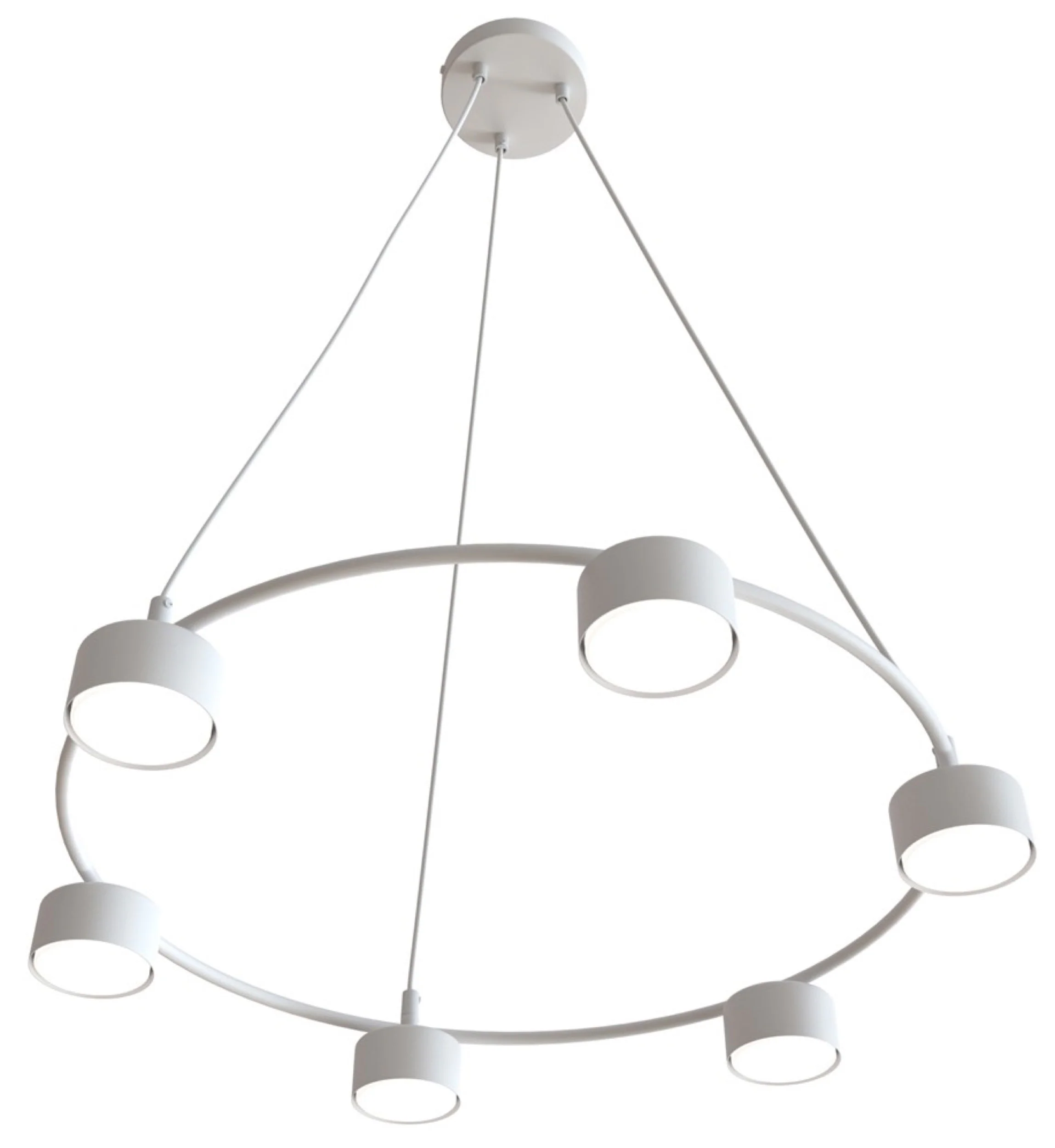 Lampa sufitowa Starlit x6 biała - Image 5