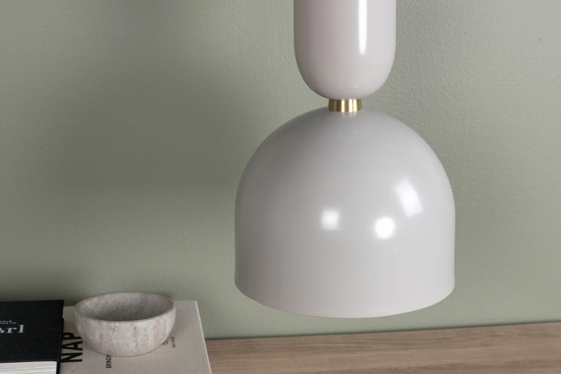 Lampa sufitowa Timmily 20 cm jasnoszara - Image 3