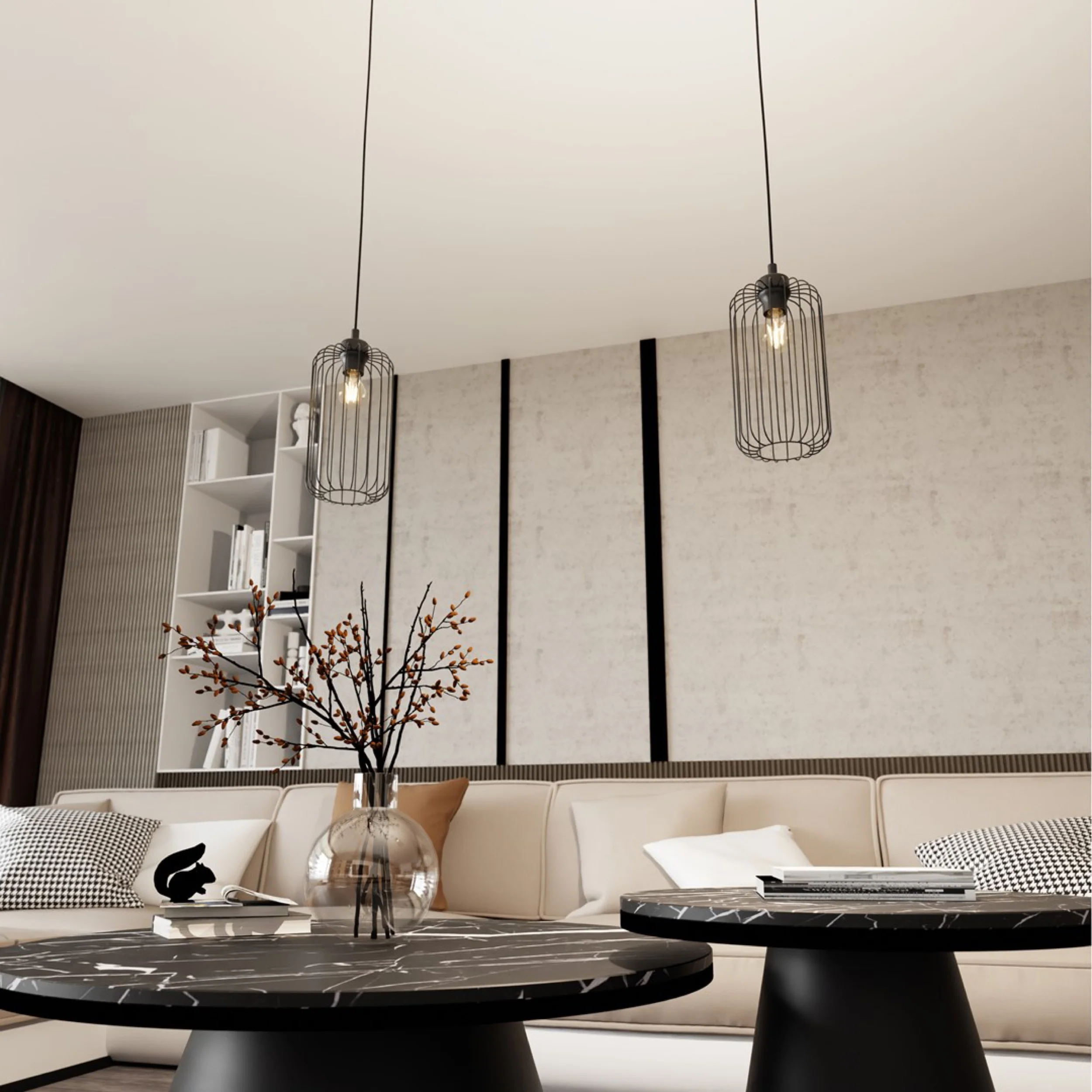 Lampa sufitowa Vander czarna - Image 3