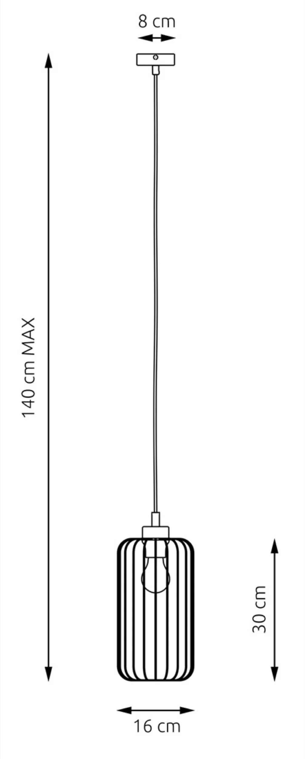 Lampa sufitowa Vander czarna - Image 6