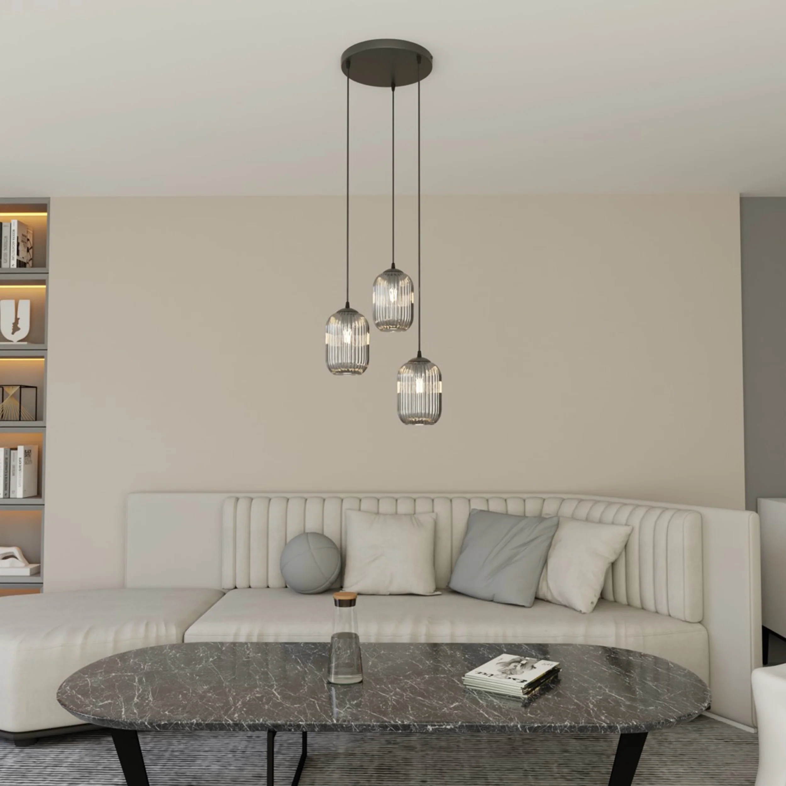 Lampa sufitowa Verdi II x3 czarna - Image 2