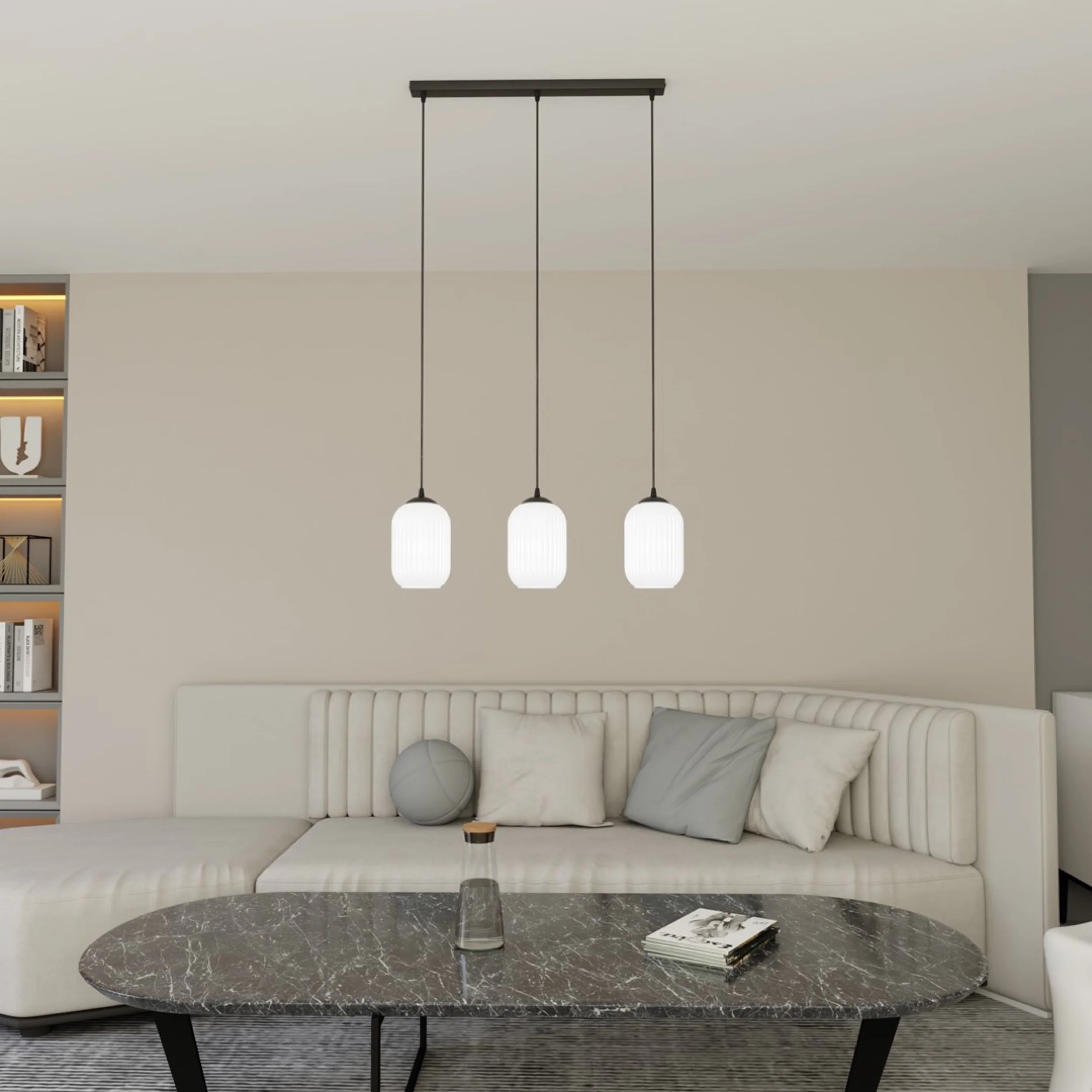 Lampa sufitowa Verdi III x3 czarna - Image 2