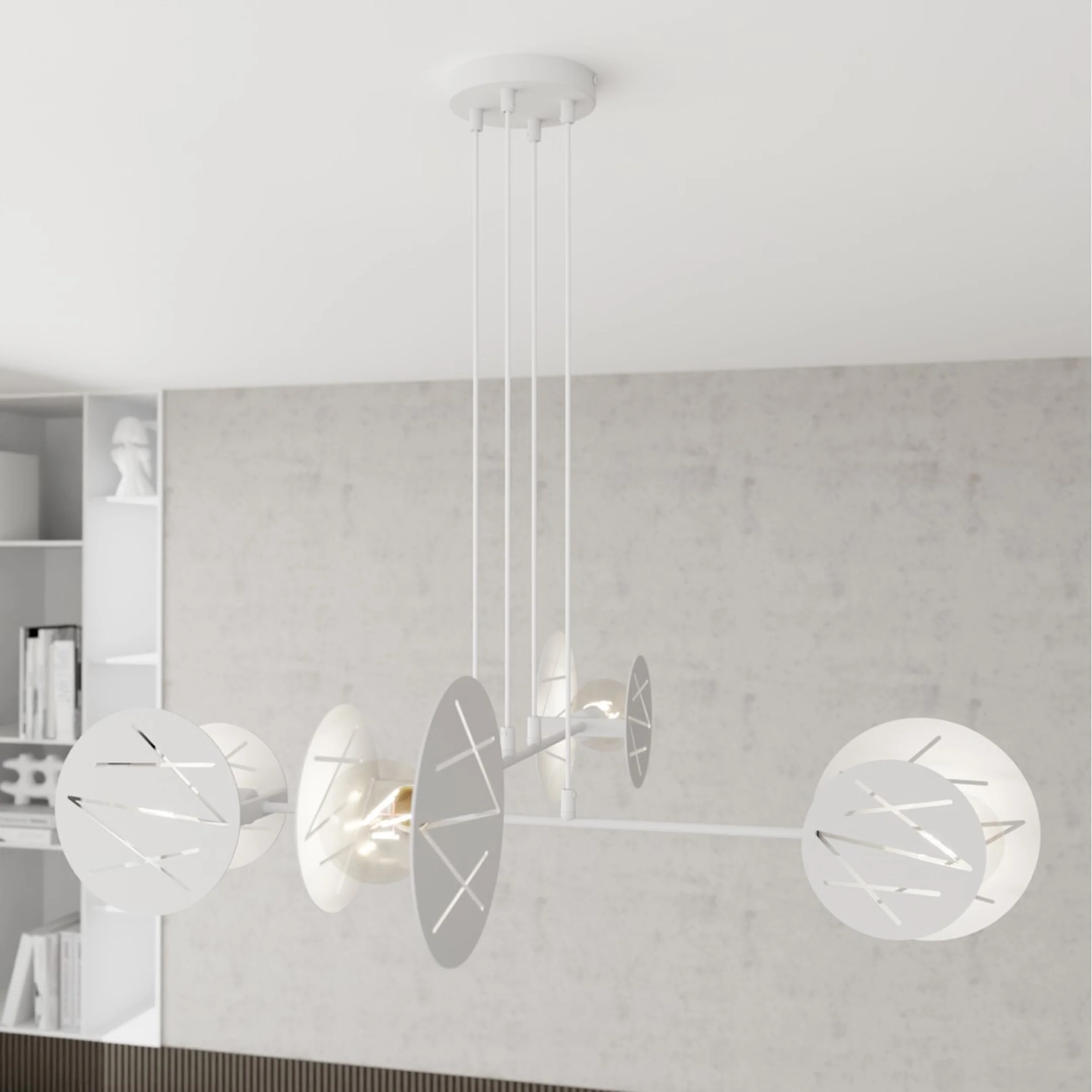 Lampa sufitowa Xotic x4 biała - Image 3