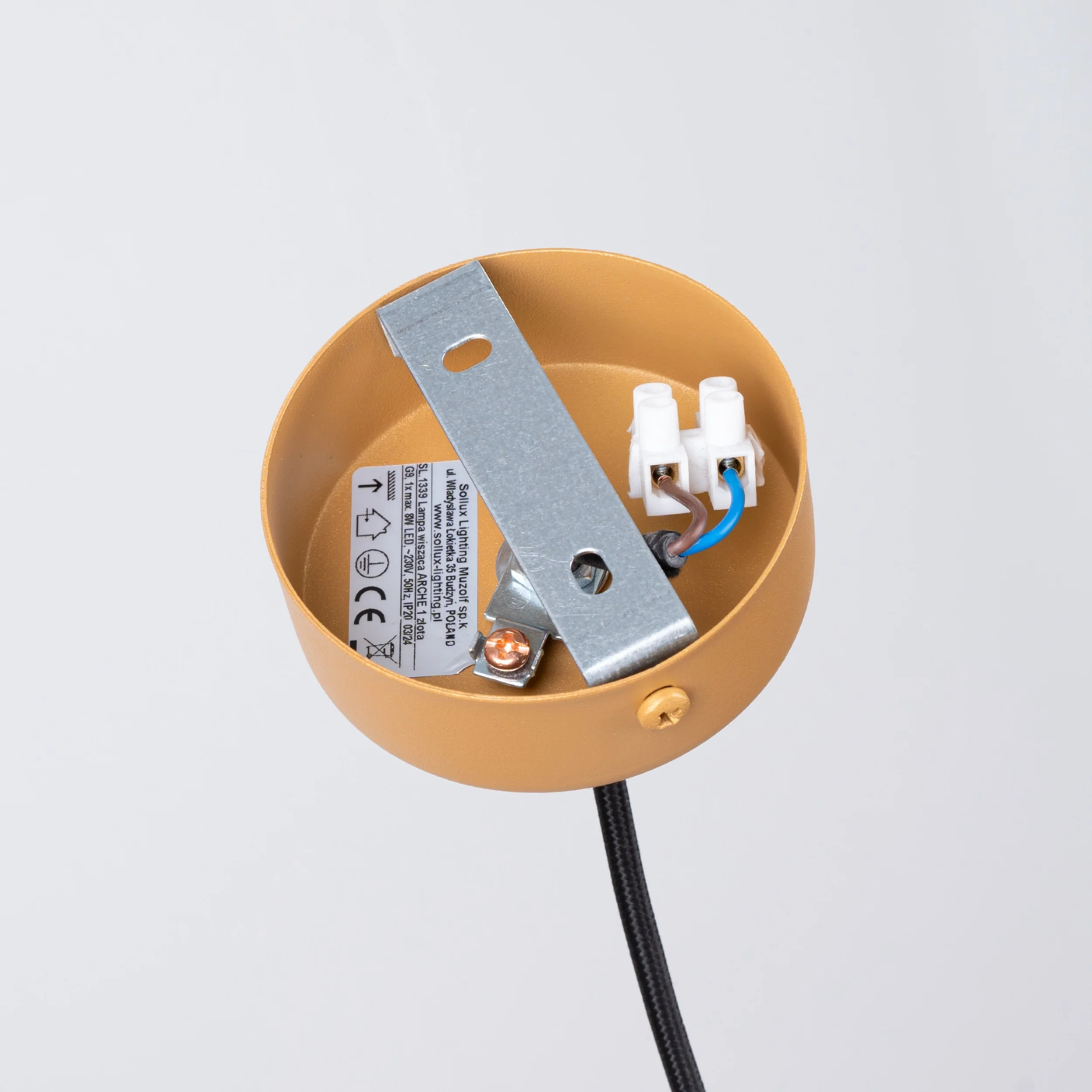 Lampa wisząca Arche 1 złota - Image 8