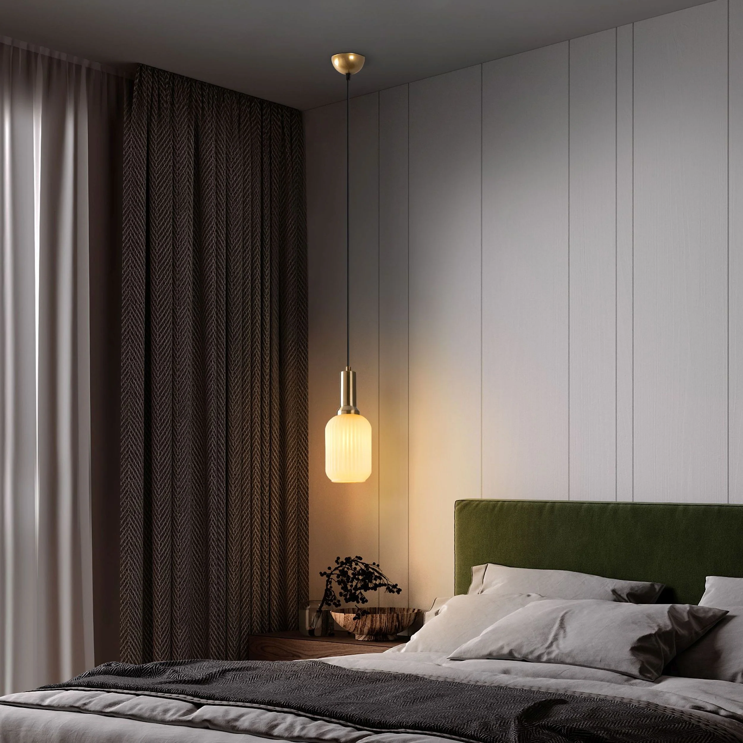 Lampa wisząca Asker 13 cm biało-złota - Image 5