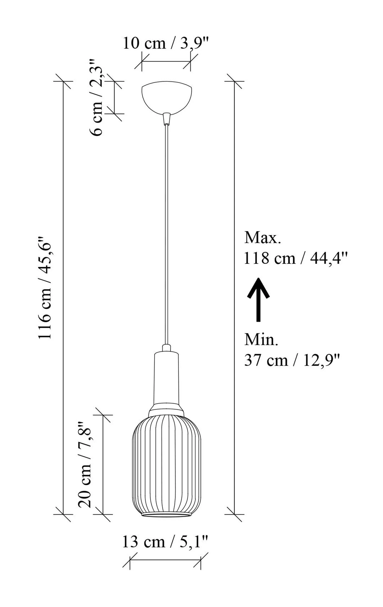 Lampa wisząca Asker 13 cm biało-złota - Image 9