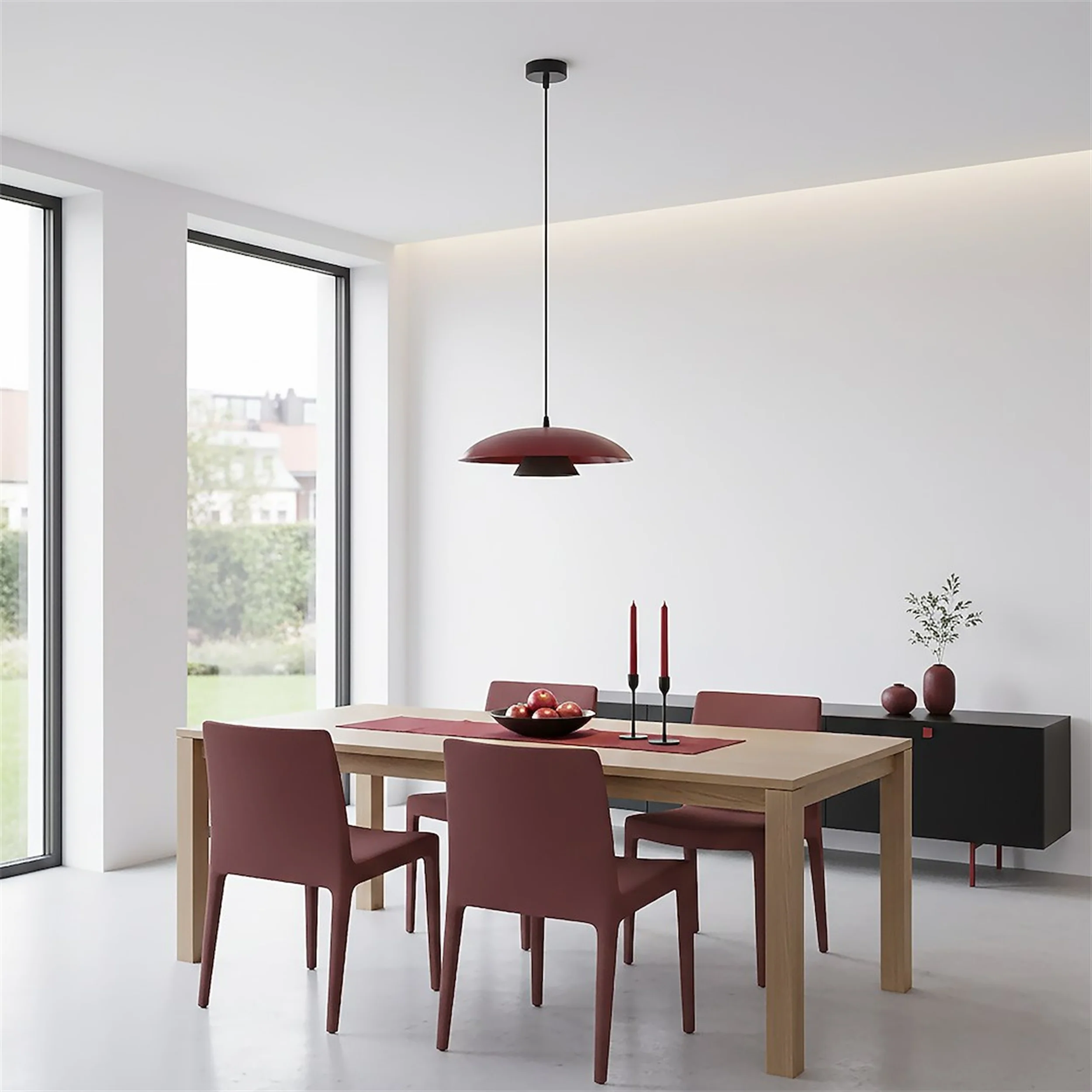 Lampa wisząca Babel burgundowa - Image 6