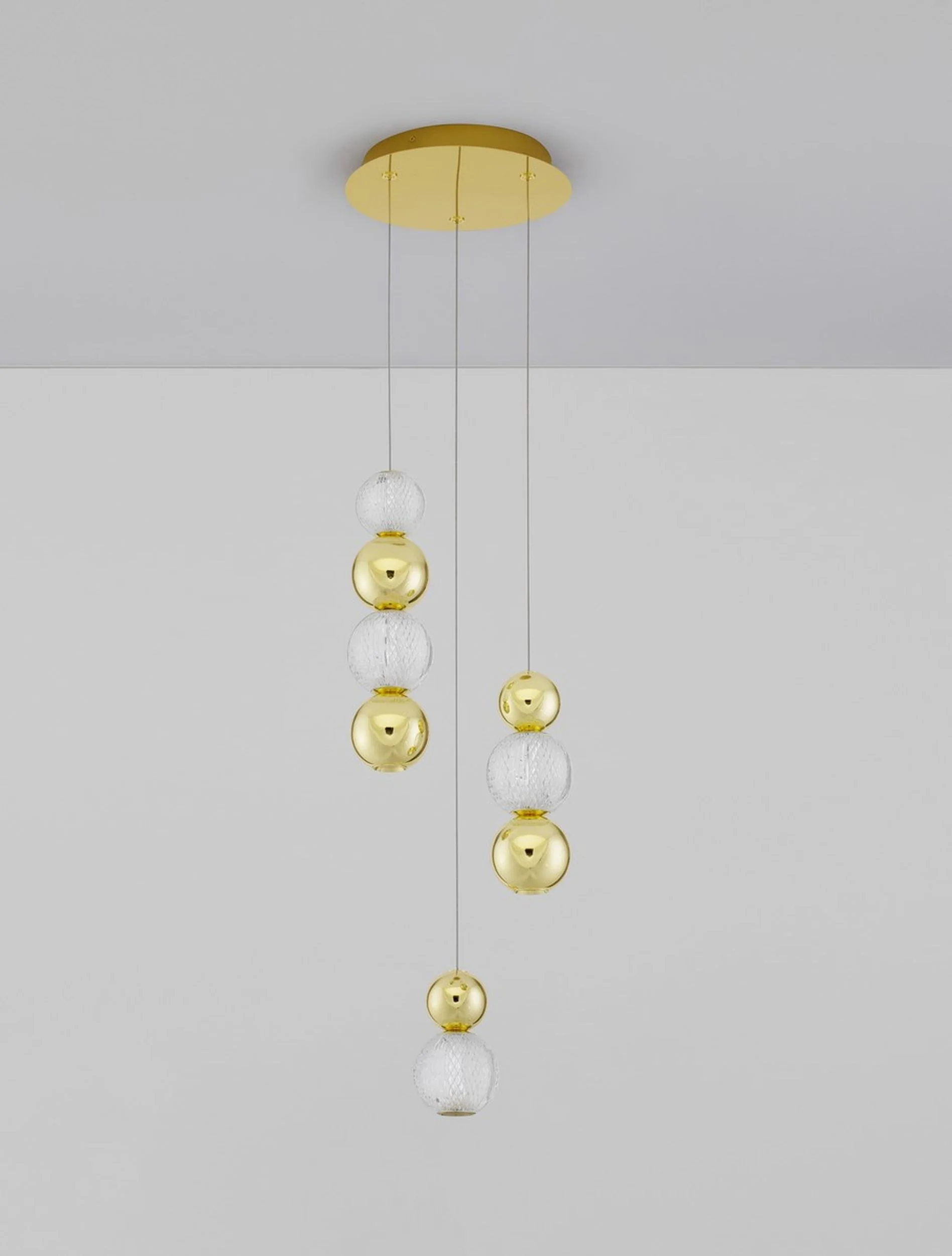 Lampa wisząca Beance LED x4 złota - Image 2