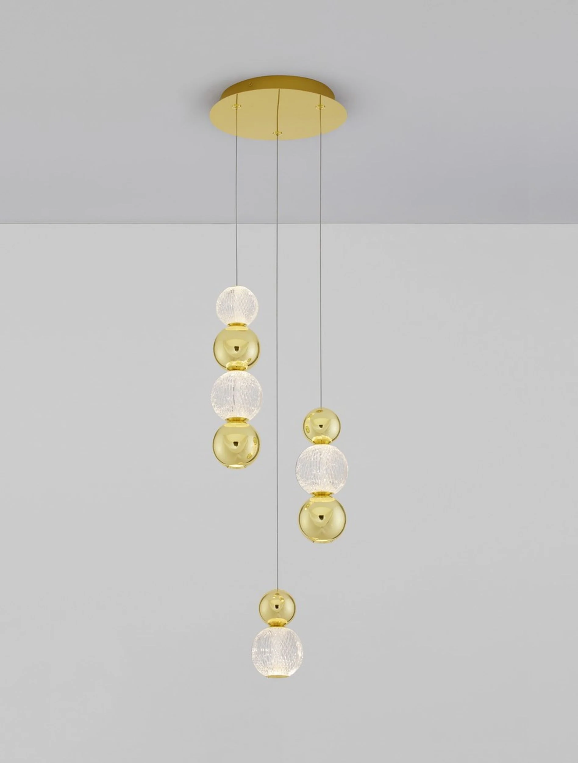 Lampa wisząca Beance LED x4 złota - Image 3