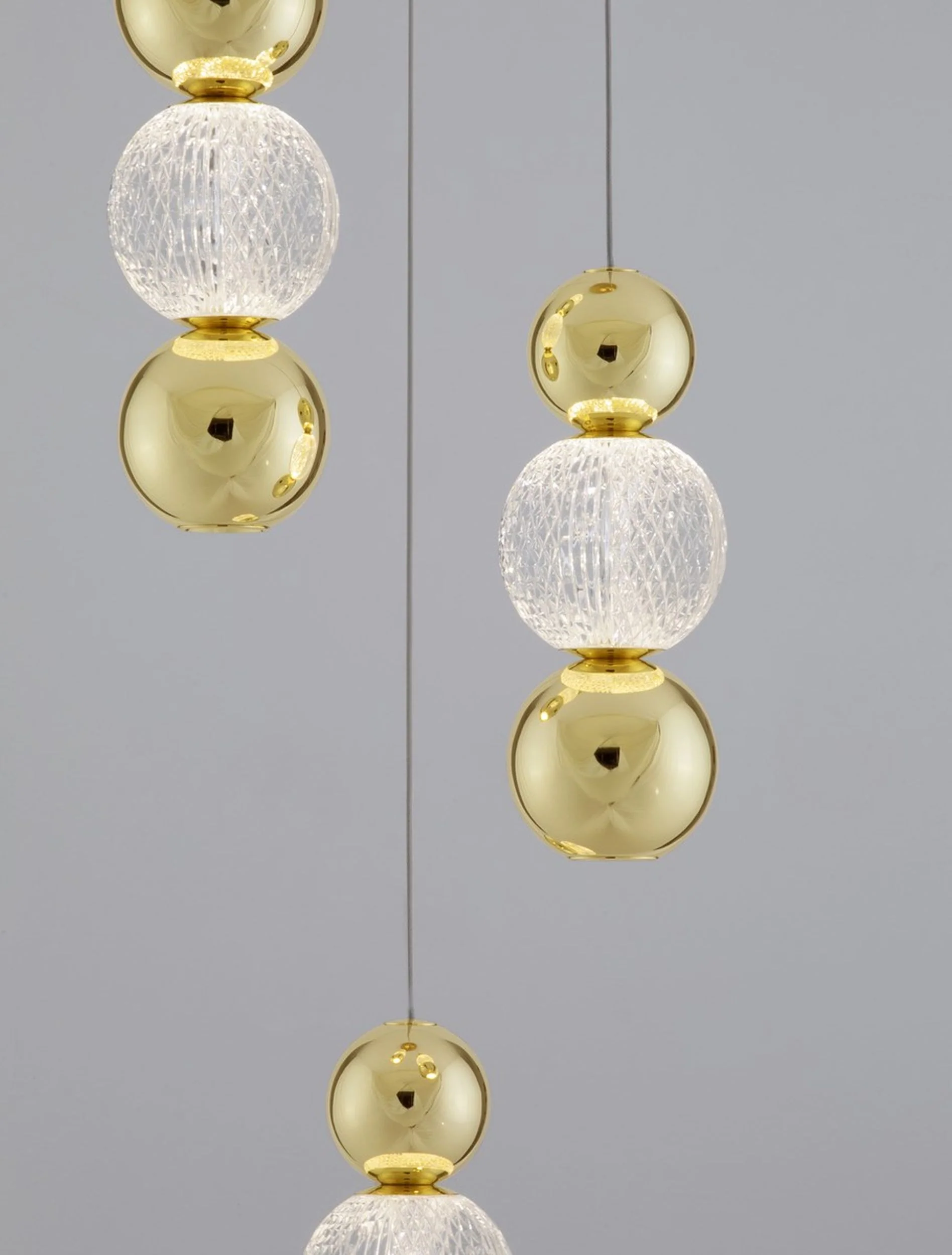 Lampa wisząca Beance LED x4 złota - Image 4