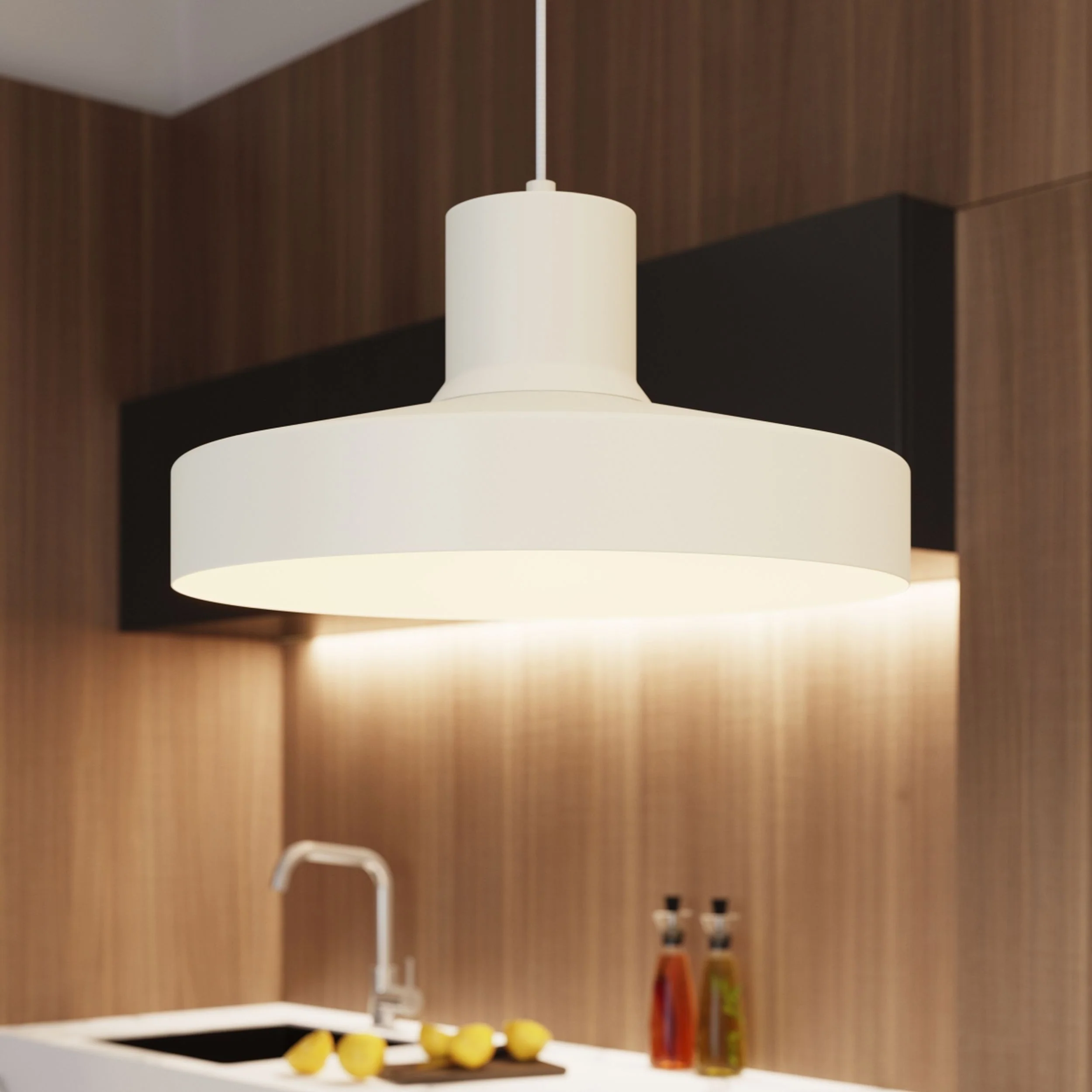 Lampa wisząca Bilo beżowa - Image 2