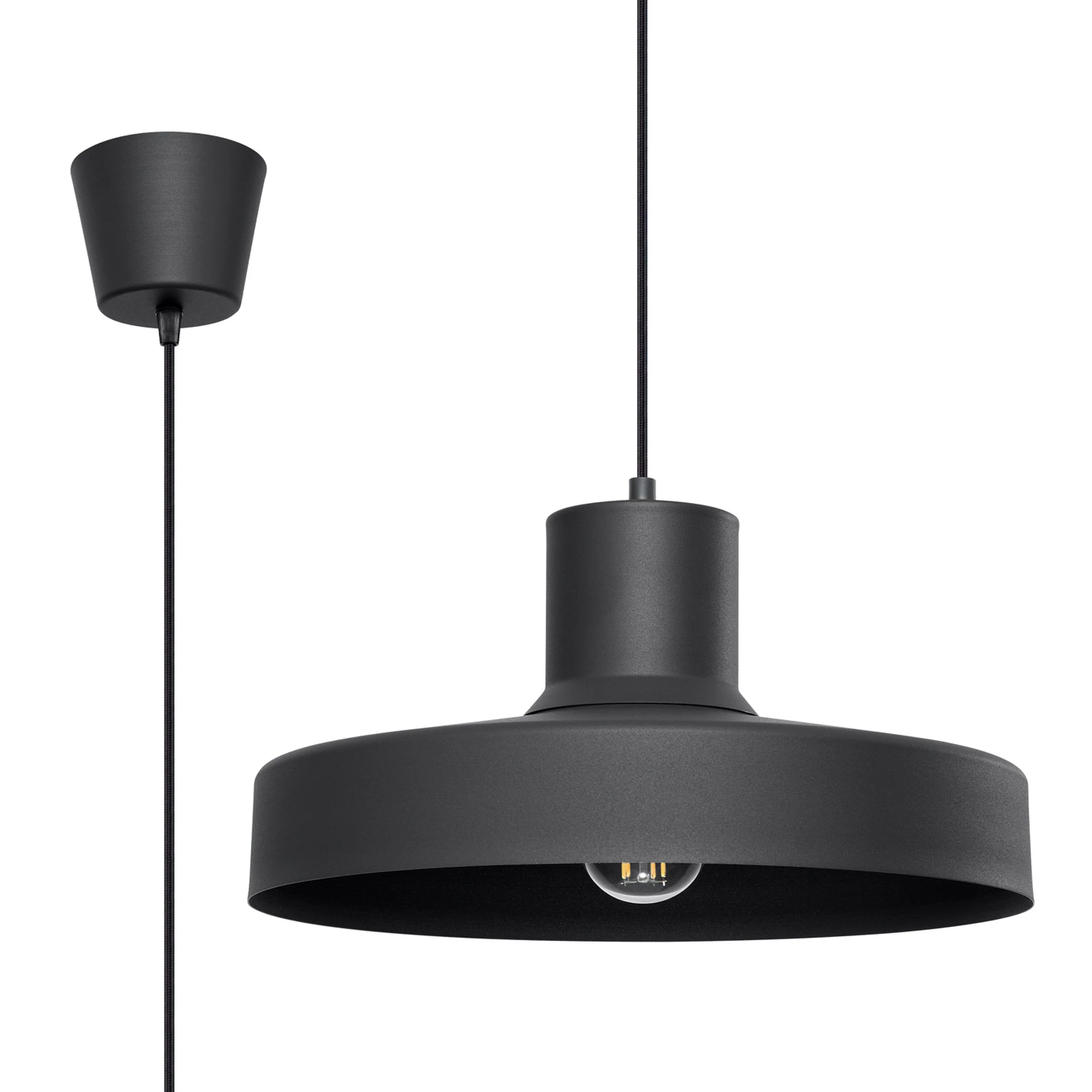 Lampa wisząca Bilo czarna - Image 5