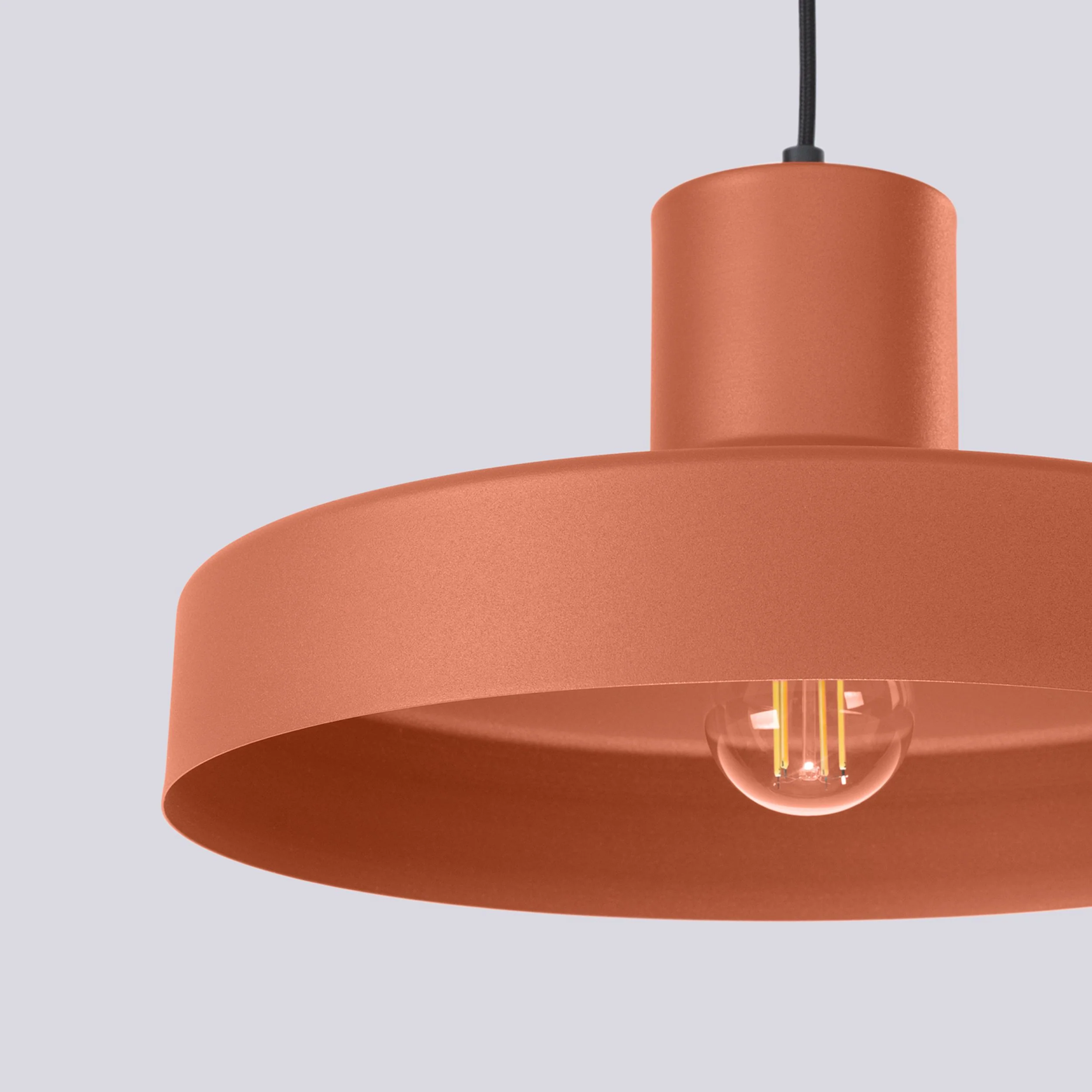 Lampa wisząca Bilo ochra czerwona - Image 10