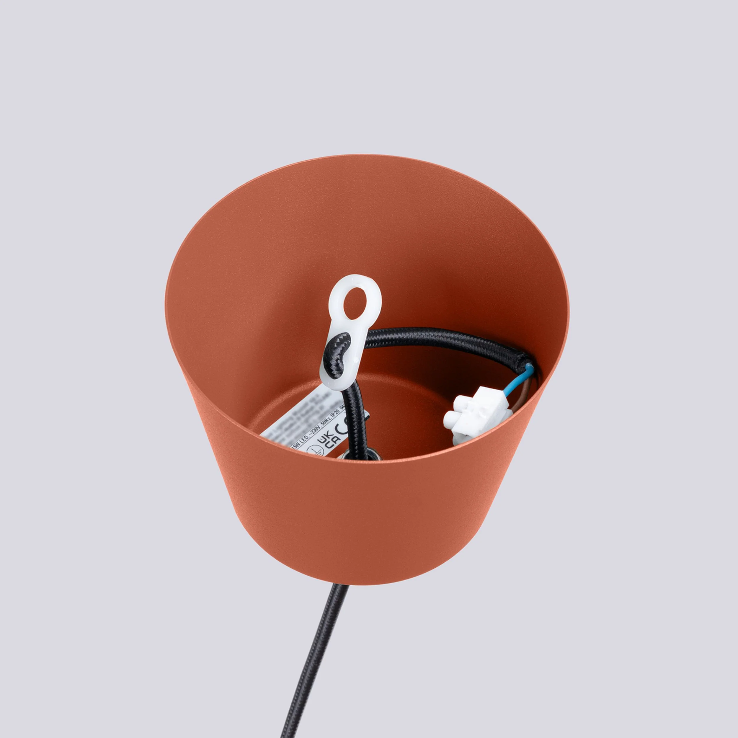 Lampa wisząca Bilo ochra czerwona - Image 13