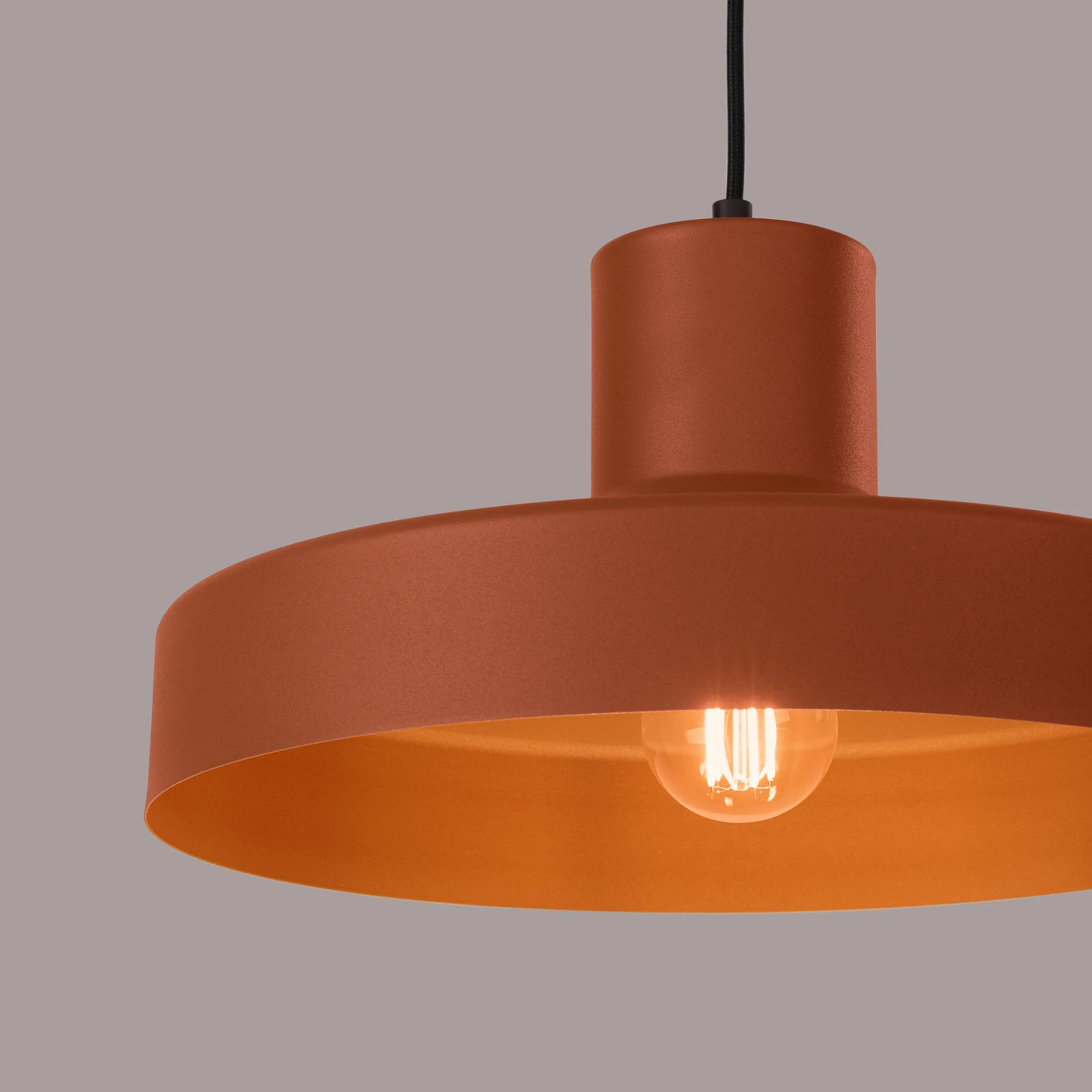 Lampa wisząca Bilo ochra czerwona - Image 8