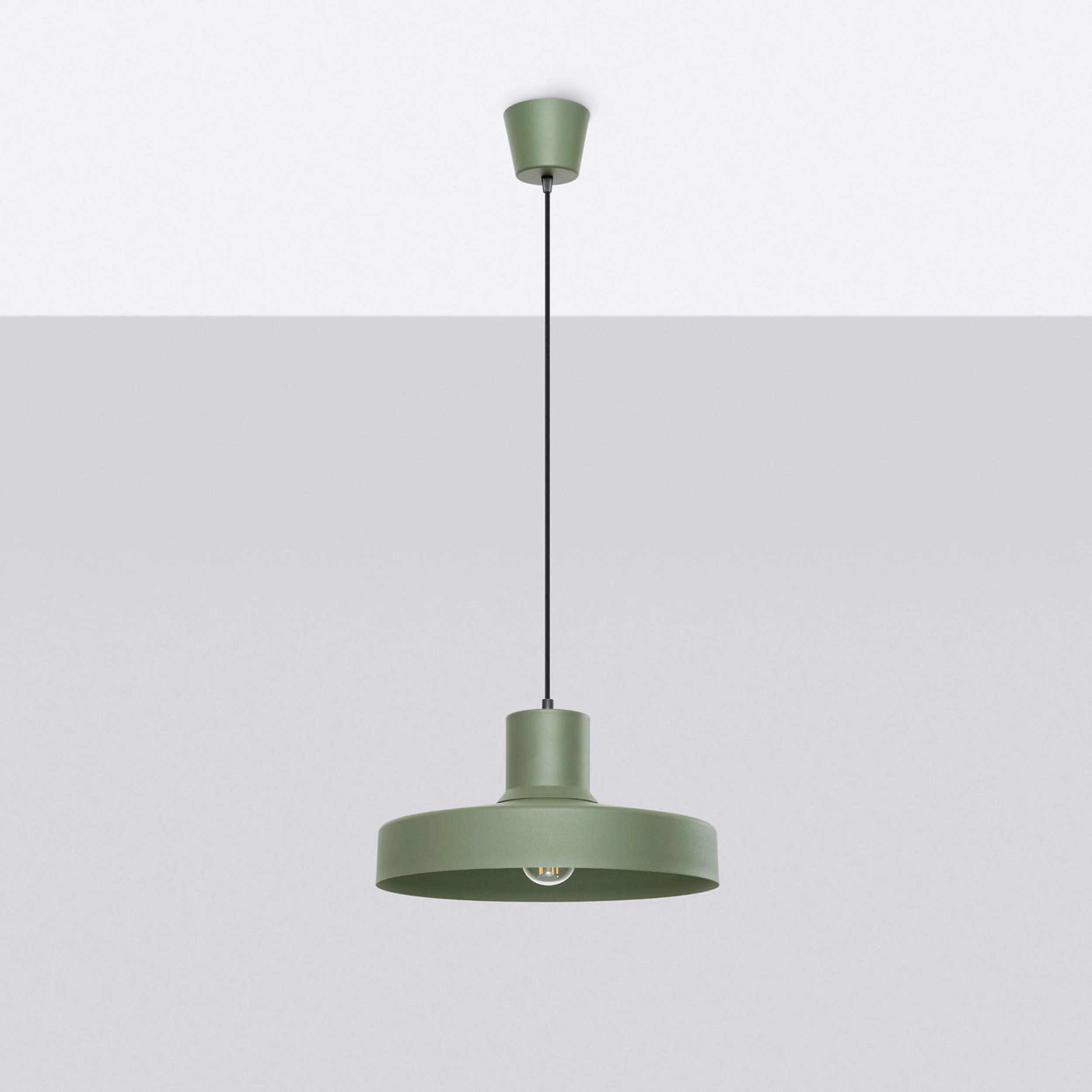 Lampa wisząca Bilo zielona oliwka - Image 6