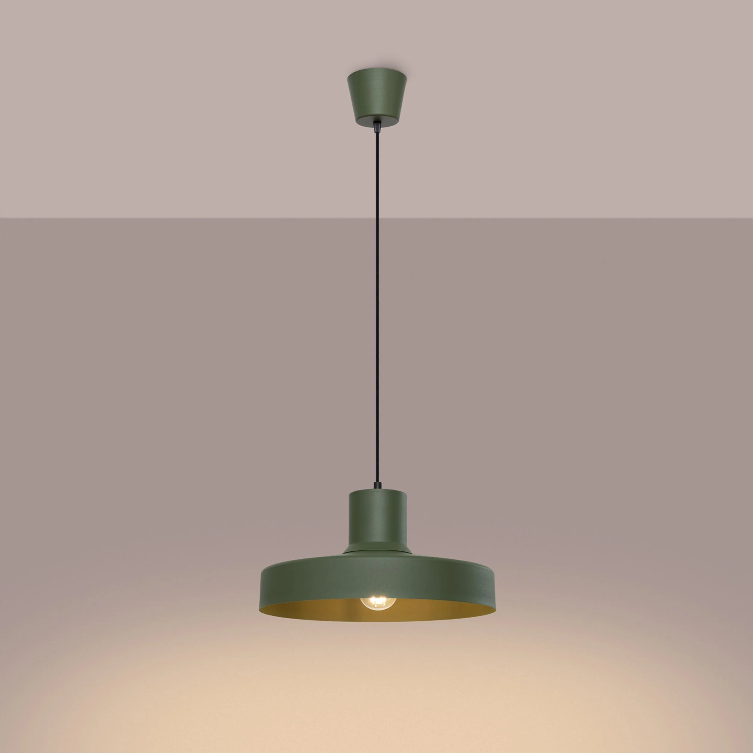 Lampa wisząca Bilo zielona oliwka - Image 7