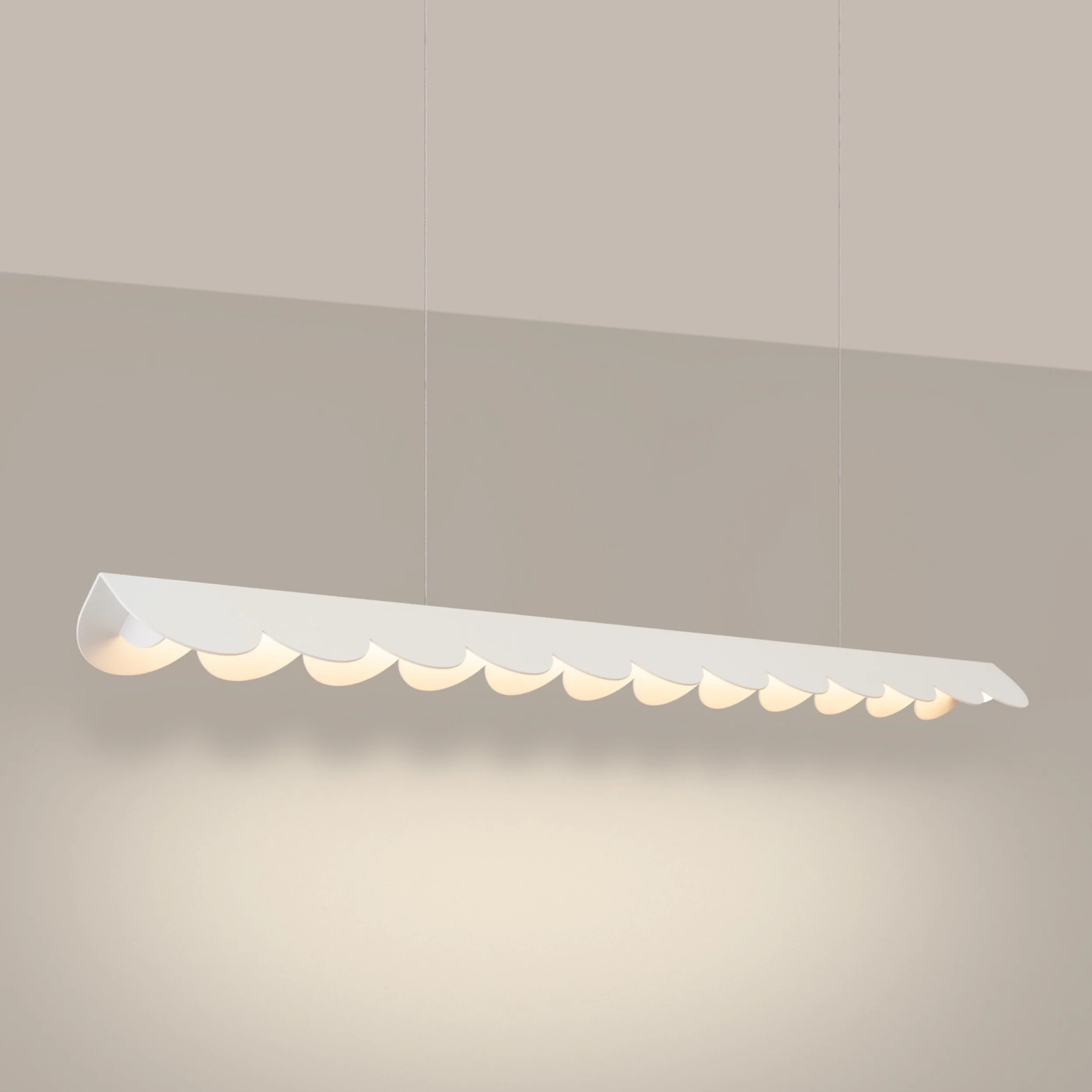 Lampa wisząca Biscuit biała LED barwa ciepła - Image 6