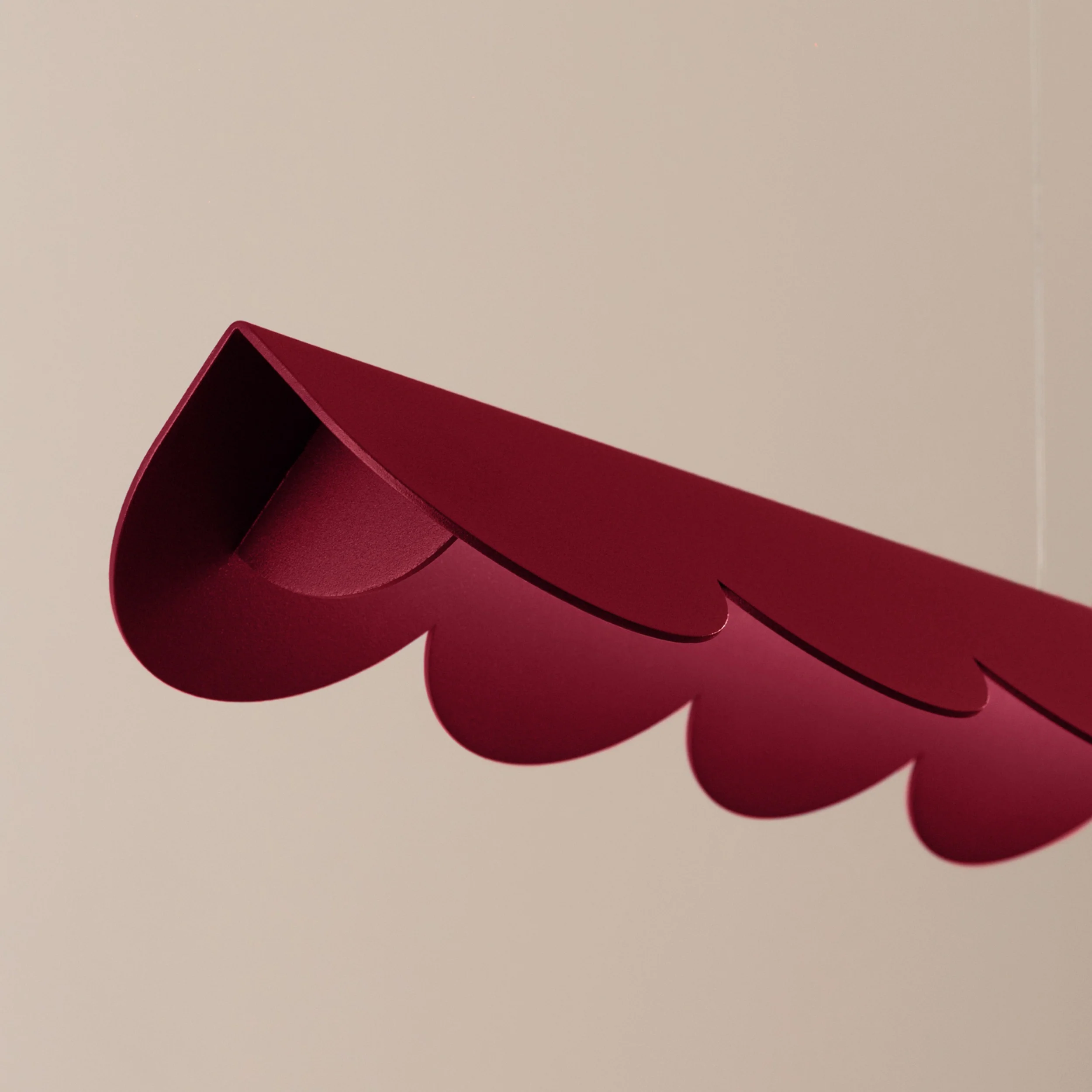 Lampa wisząca Biscuit burgund LED barwa ciepła - Image 4