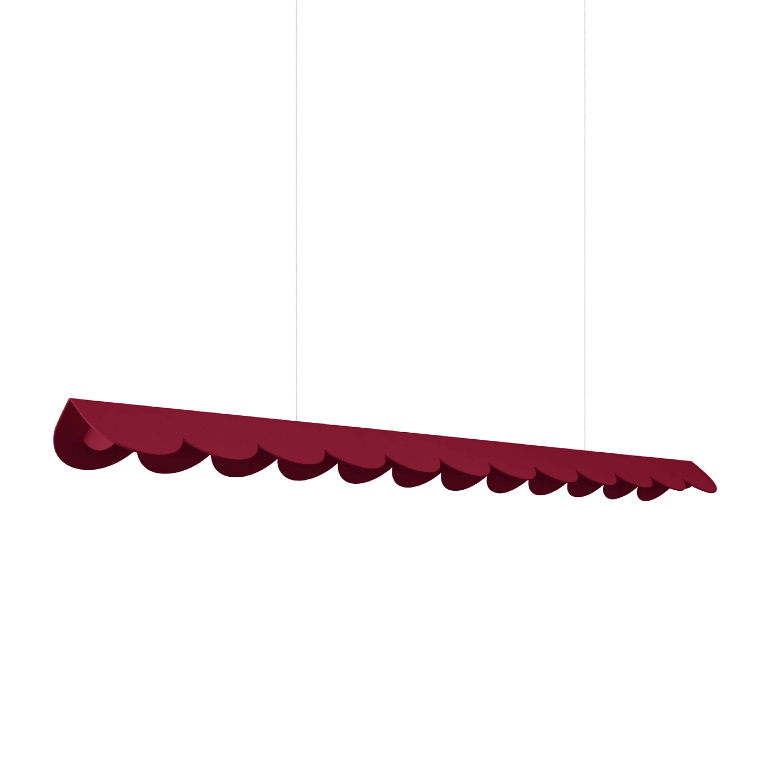 Lampa wisząca Biscuit burgund LED barwa neutralna