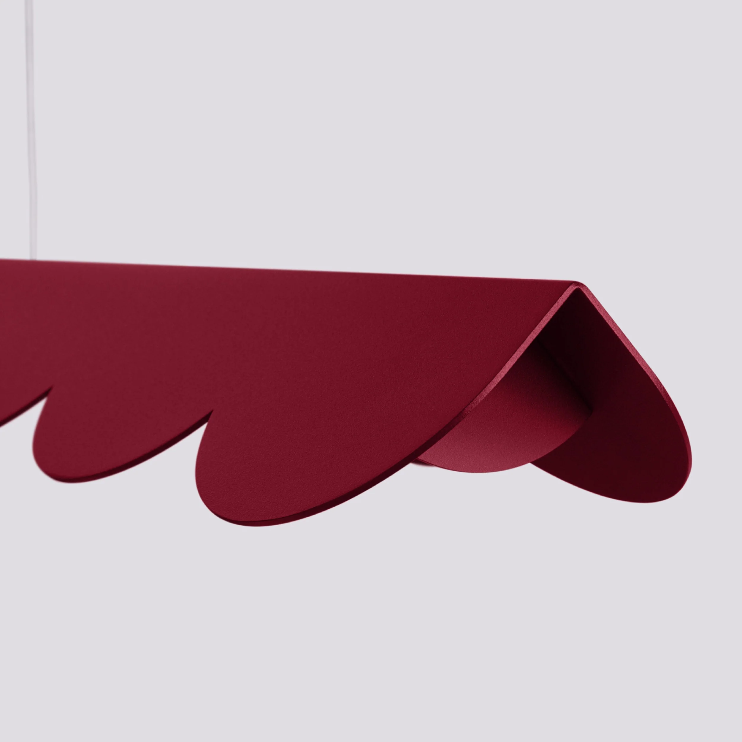 Lampa wisząca Biscuit burgund LED barwa neutralna - Image 5
