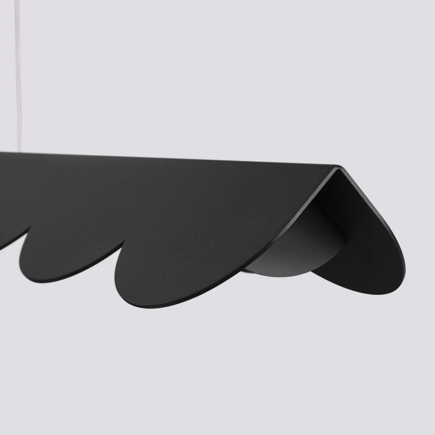 Lampa wisząca Biscuit czarna LED barwa ciepła - Image 5