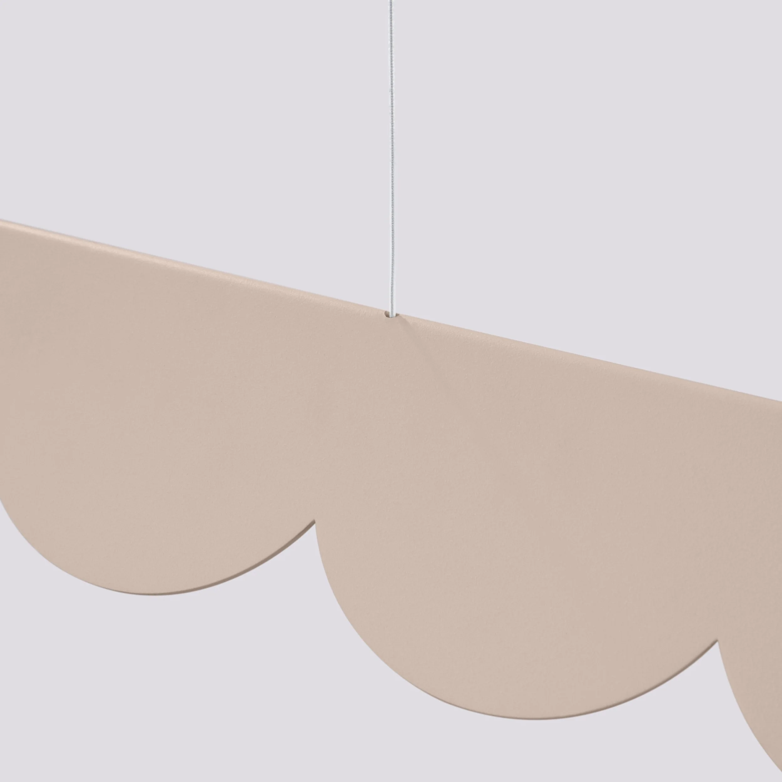 Lampa wisząca Biscuit taupe LED barwa ciepła - Image 6