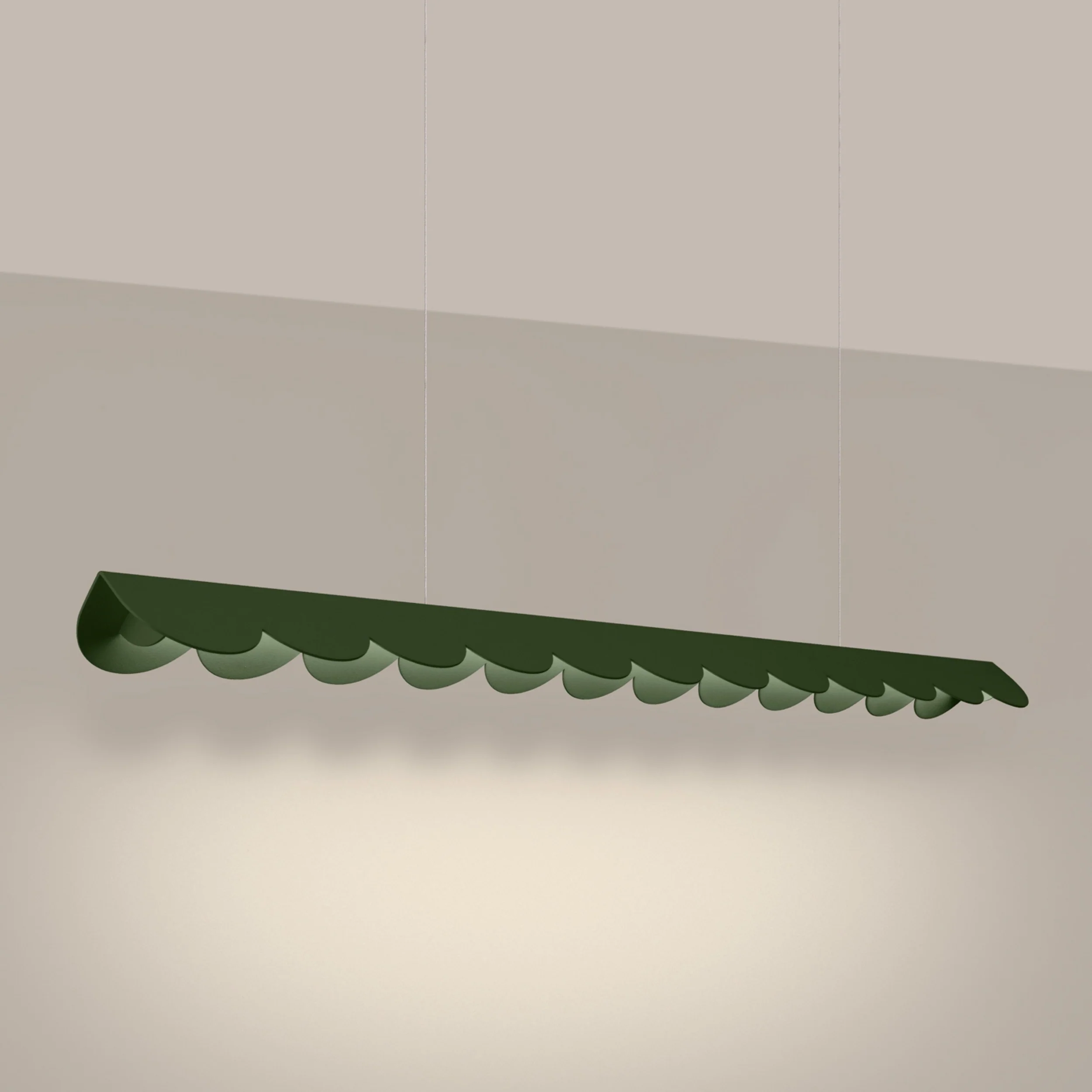Lampa wisząca Biscuit zielona oliwka LED barwa ciepła - Image 3