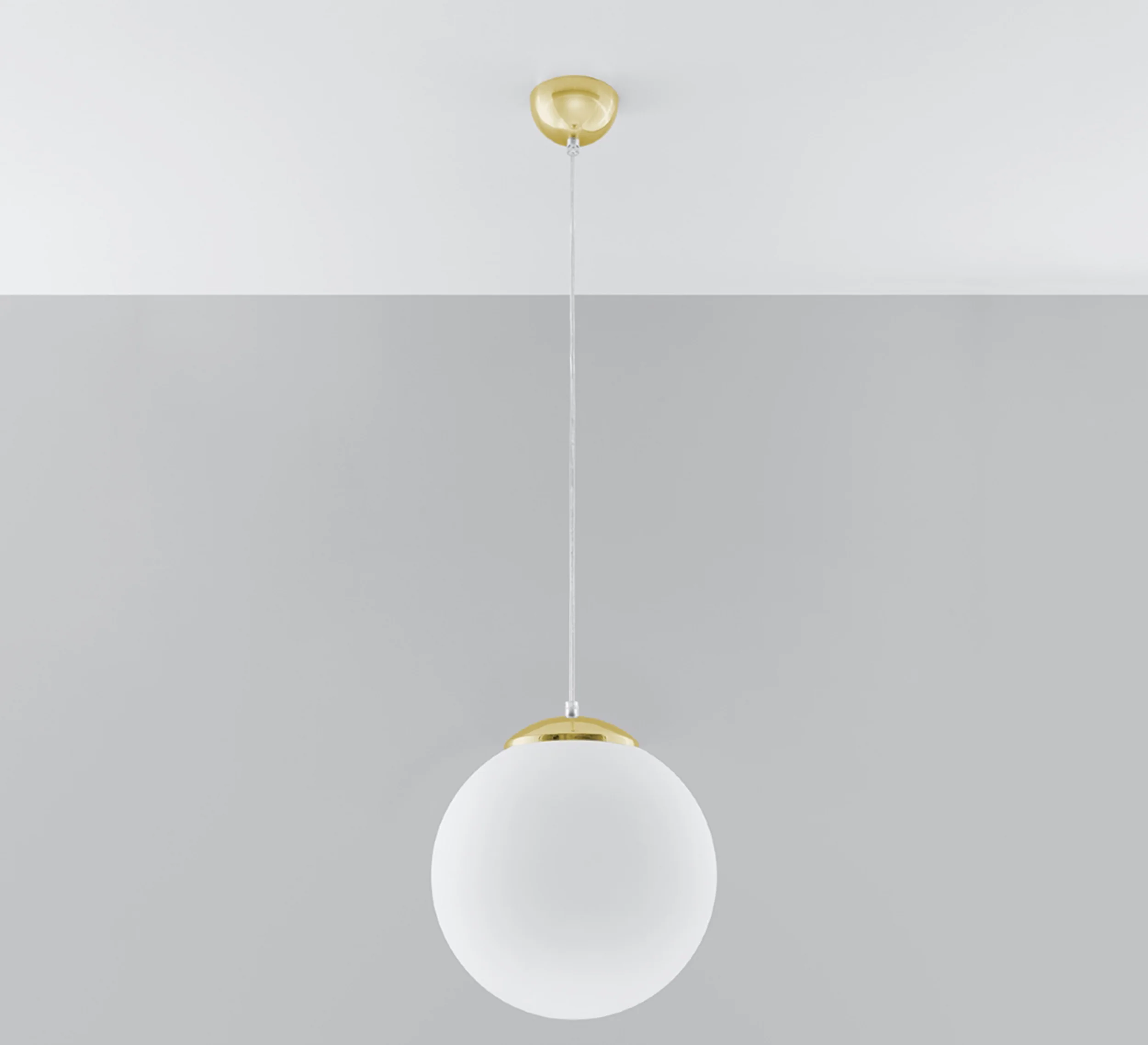 Lampa wisząca Blowly średnica 30 cm złota - Image 5