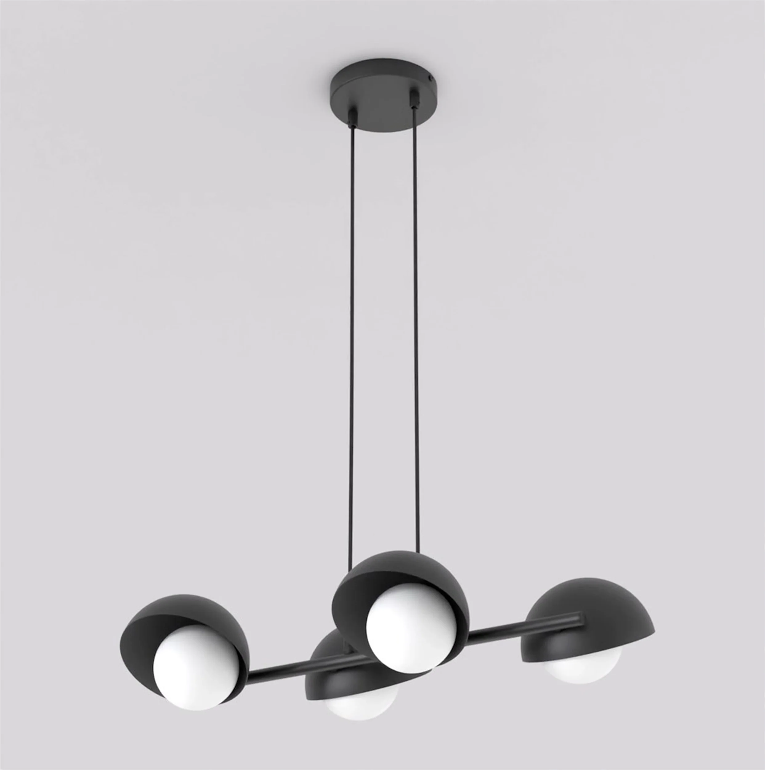 Lampa wisząca Boom x4 czarna - Image 3