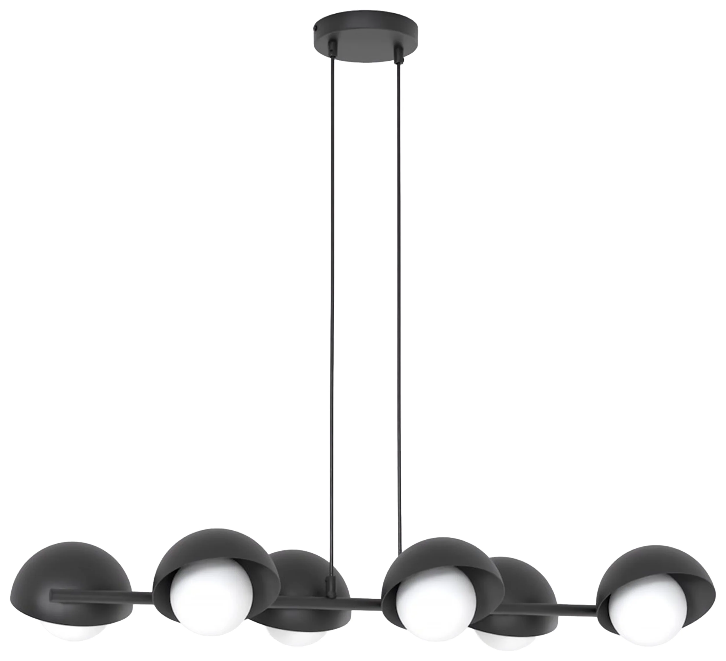 Lampa wisząca Boom x6 czarna