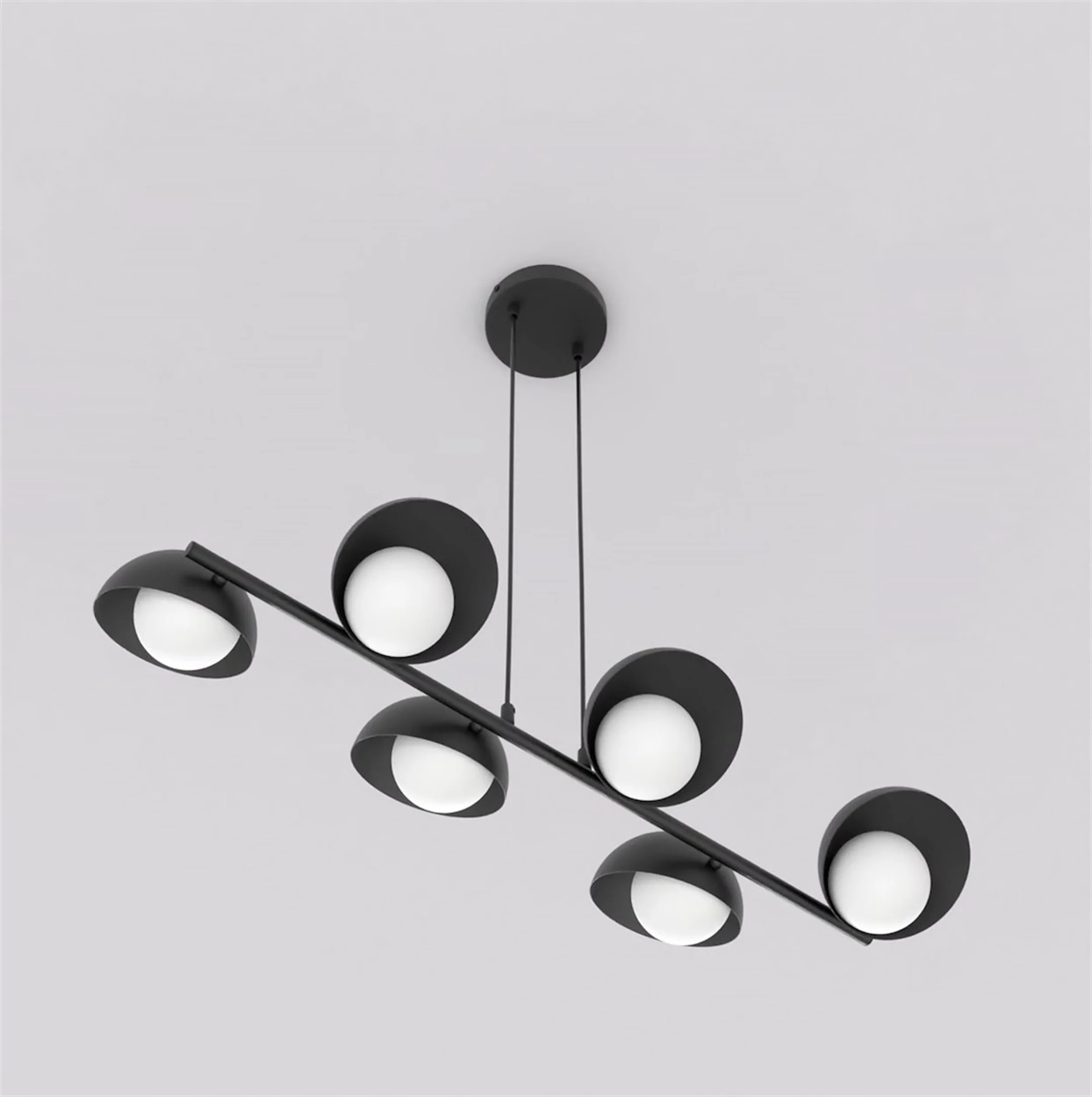 Lampa wisząca Boom x6 czarna - Image 2