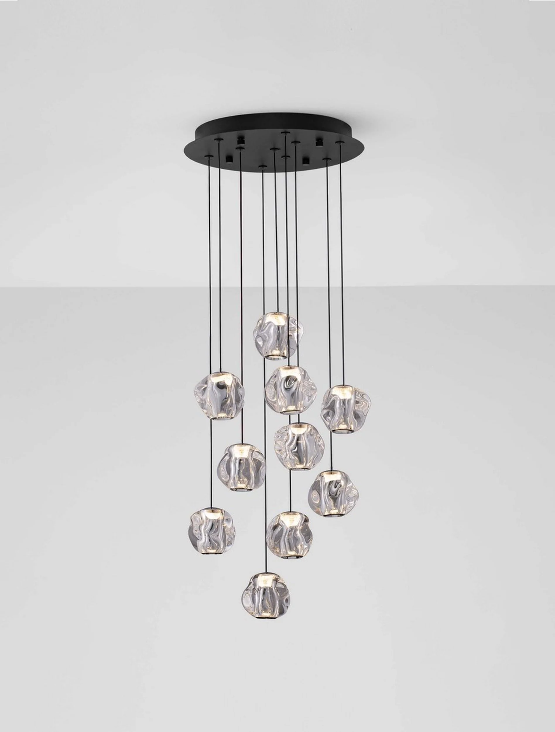 Lampa wisząca Borall LED x10 czarna - Image 7