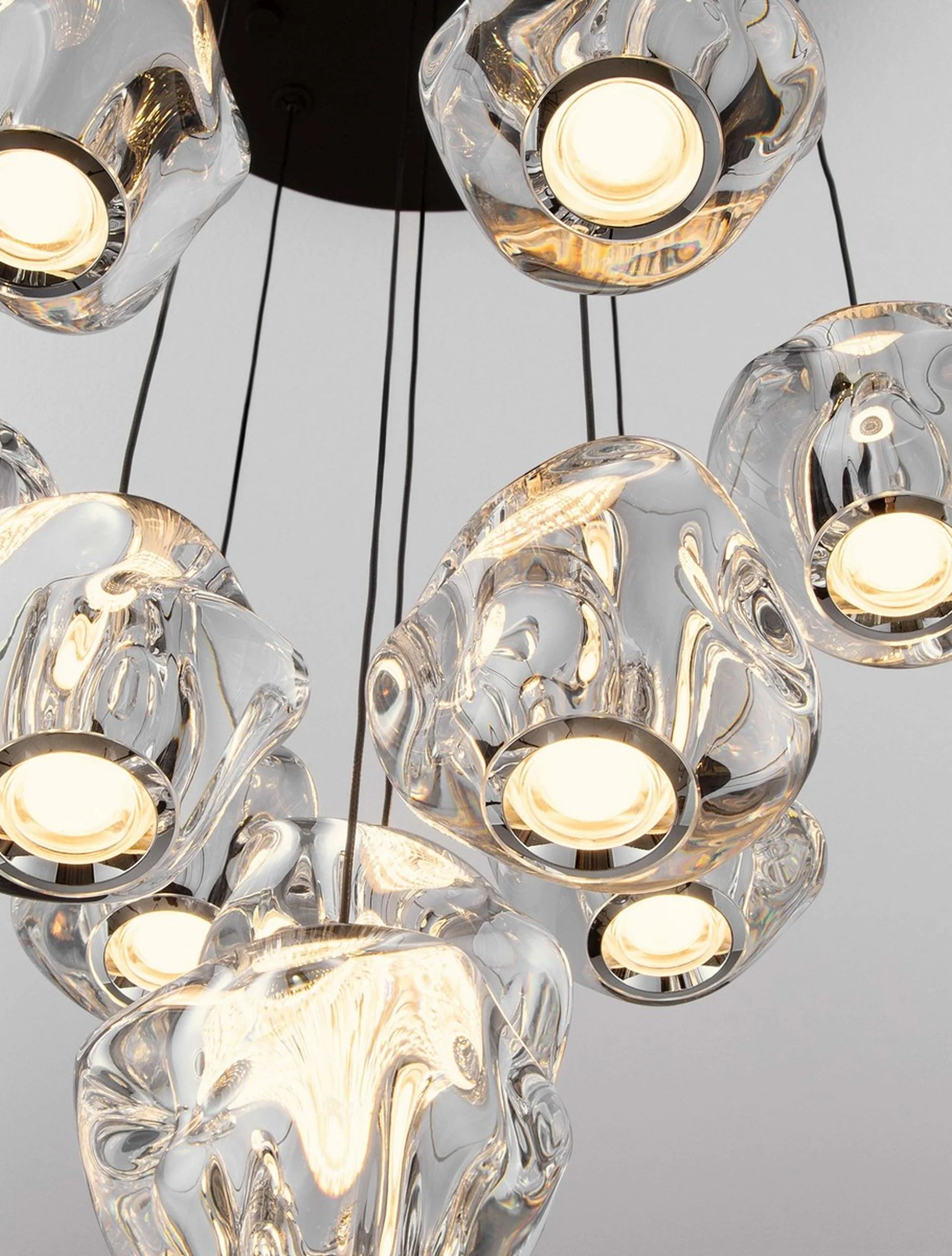 Lampa wisząca Borall LED x10 czarna - Image 8