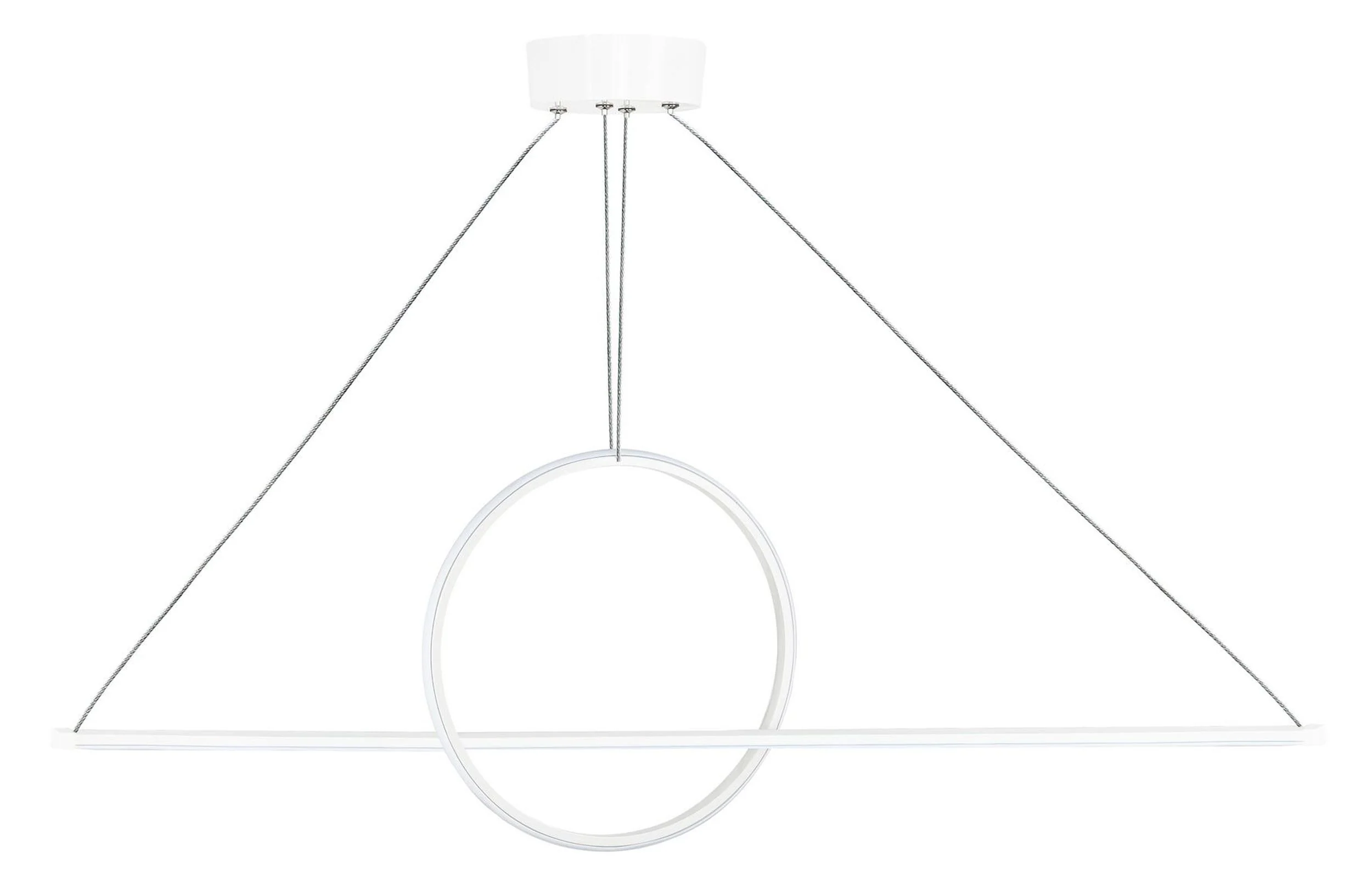 Lampa wisząca Bowal LED biała ciepłe światło