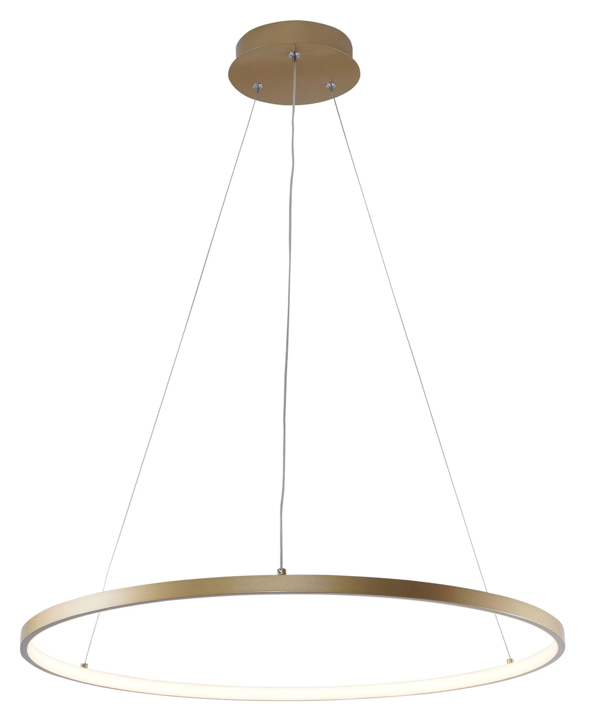 Lampa wisząca Breno LED średnica 60 cm złota