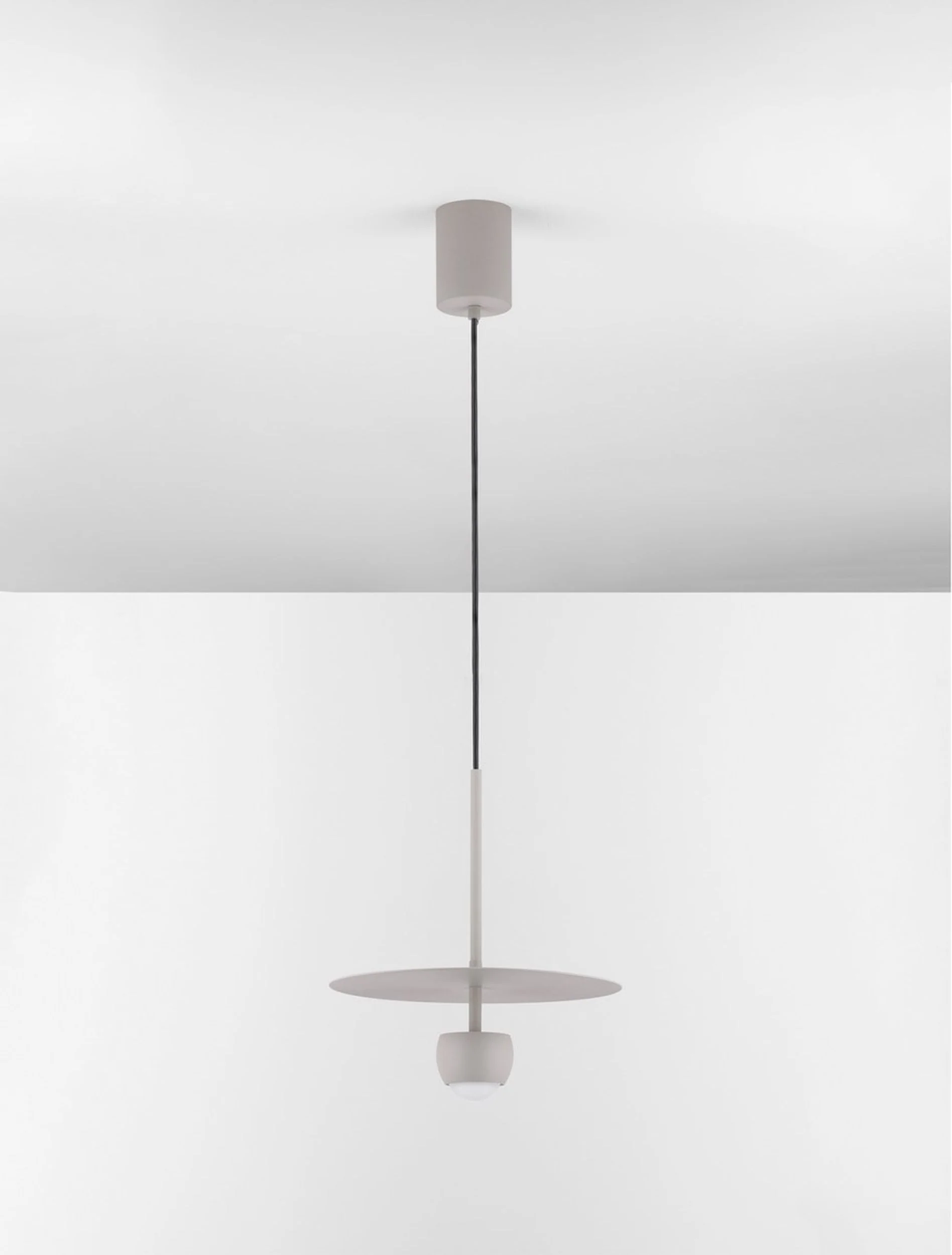 Lampa wisząca Burgens LED beżowa - Image 3