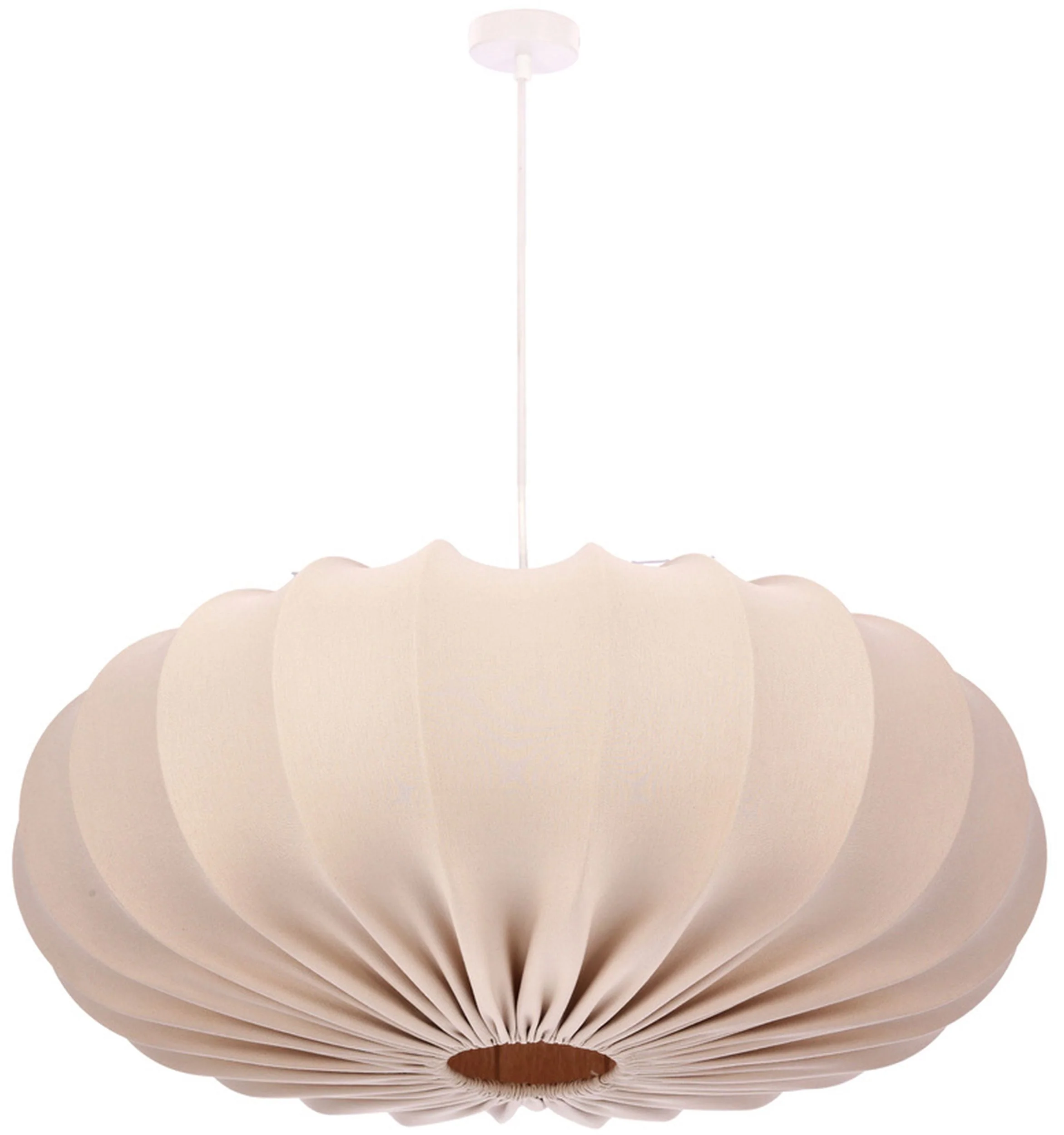 Lampa wisząca Cafee średnica 66 cm frappe z białą podstawą - Image 10