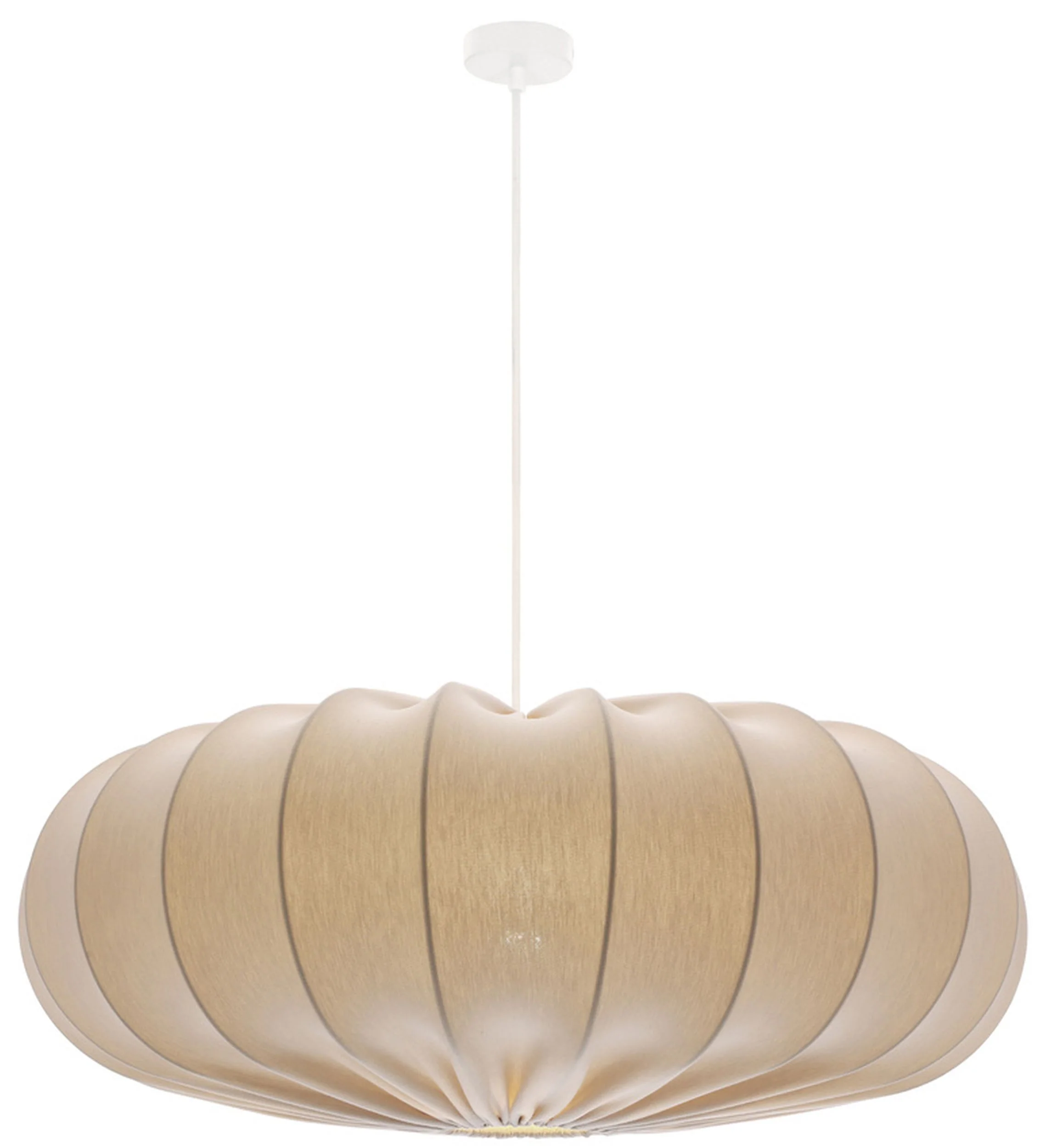Lampa wisząca Cafee średnica 66 cm frappe z białą podstawą - Image 11