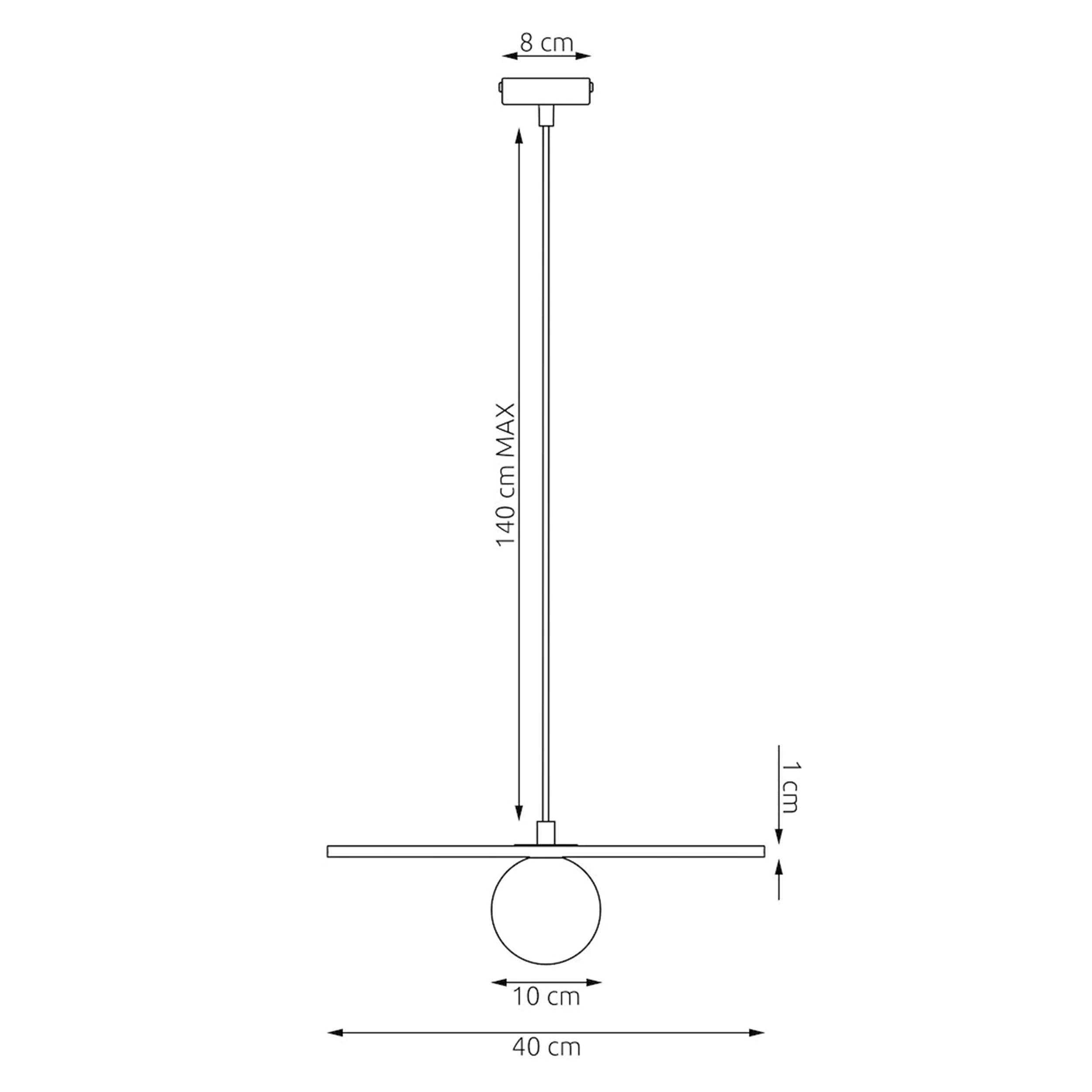 Lampa wisząca Calma beżowa - Image 6