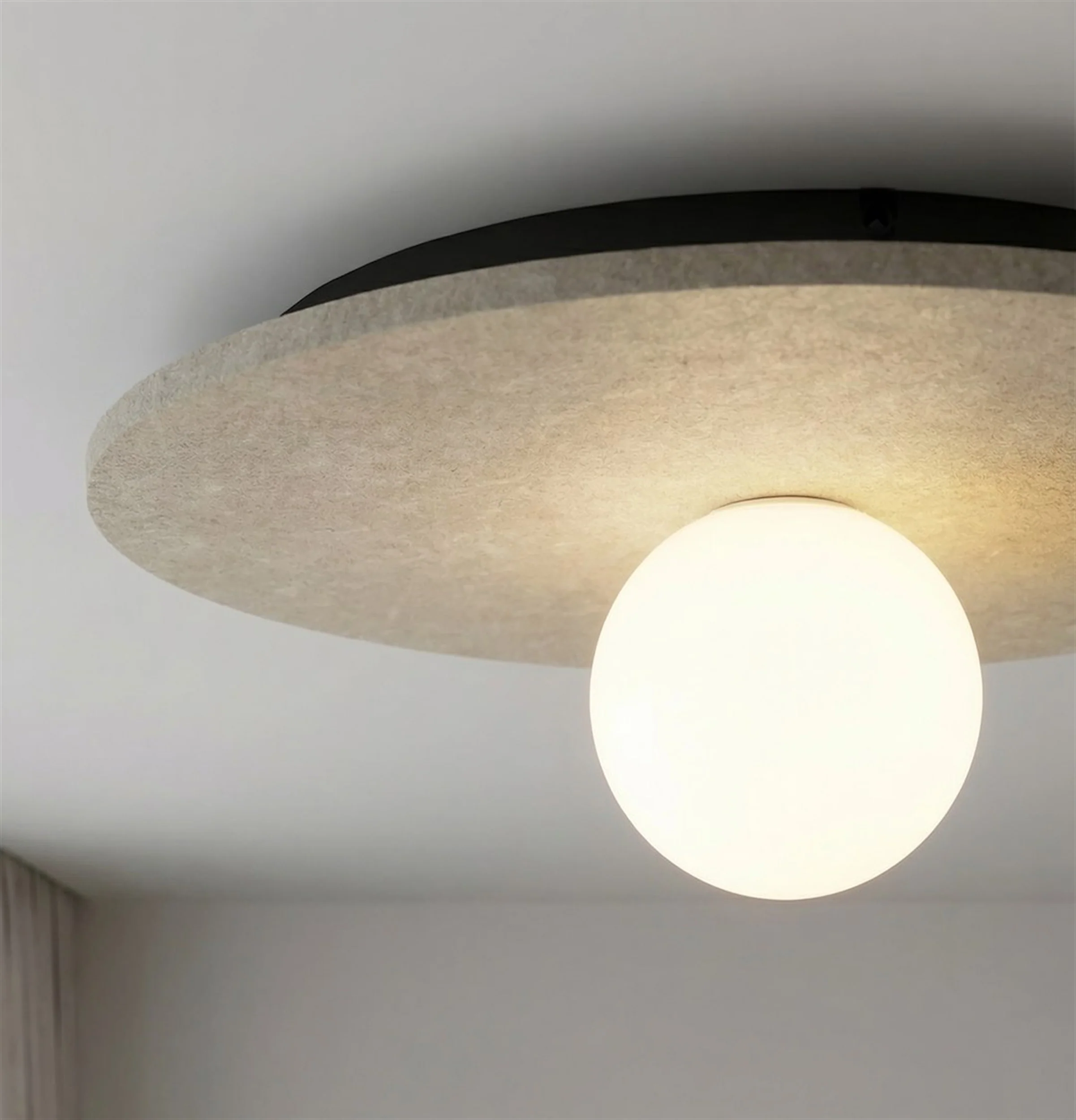 Lampa wisząca Calma M 40 cm beżowa - Image 4