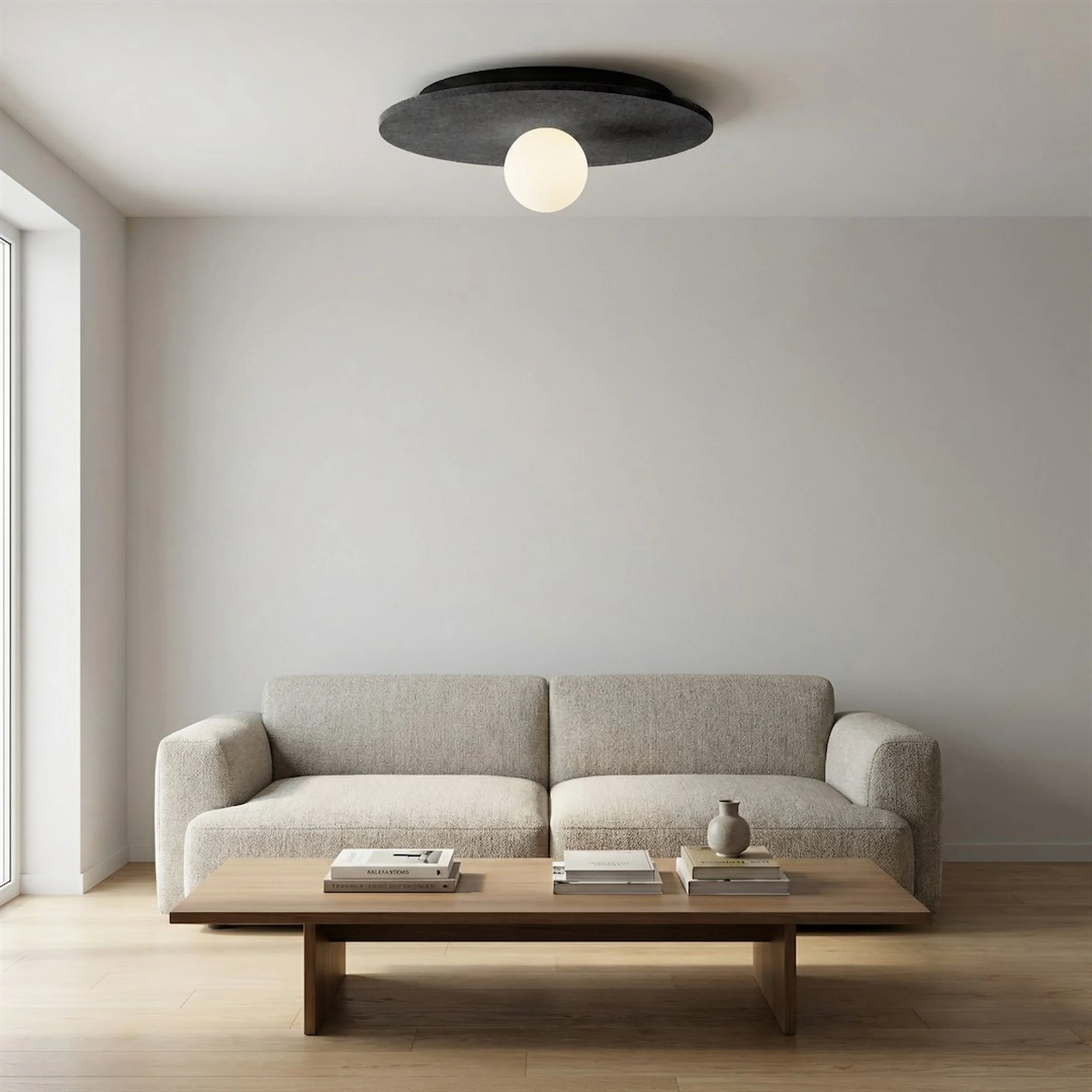 Lampa wisząca Calma M 40 cm czarna - Image 5