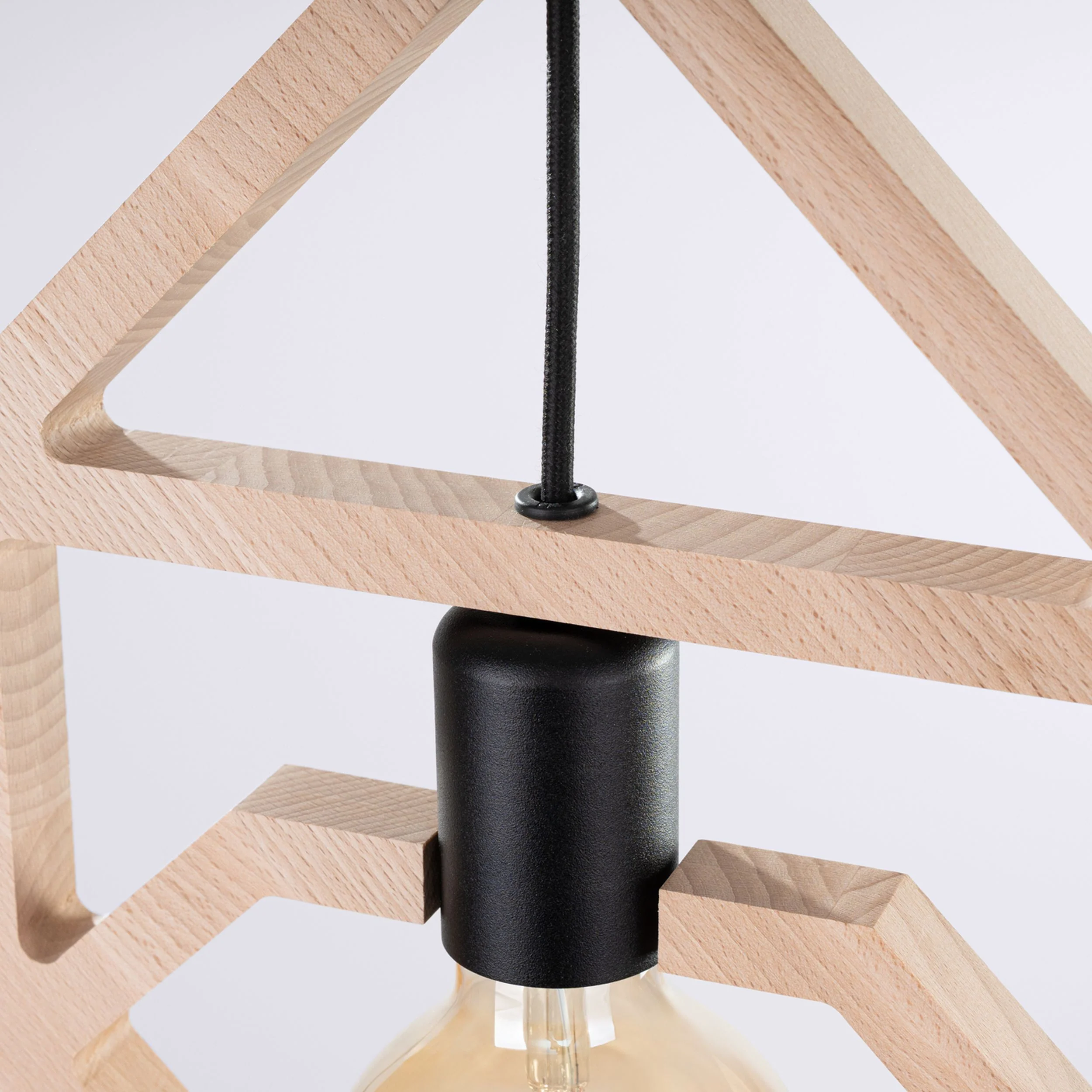 Lampa wisząca Caro drewno bukowe - Image 11