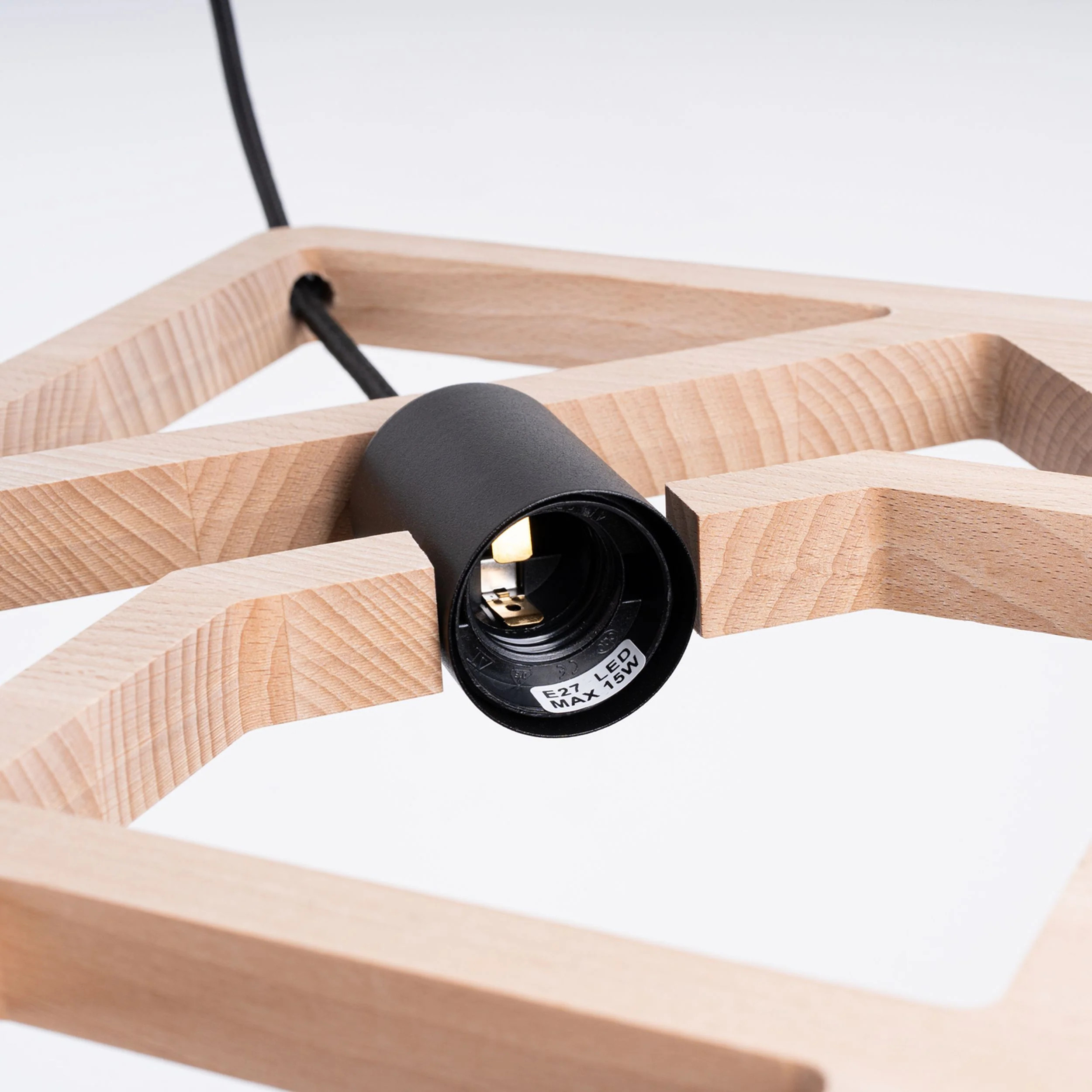 Lampa wisząca Caro drewno bukowe - Image 12