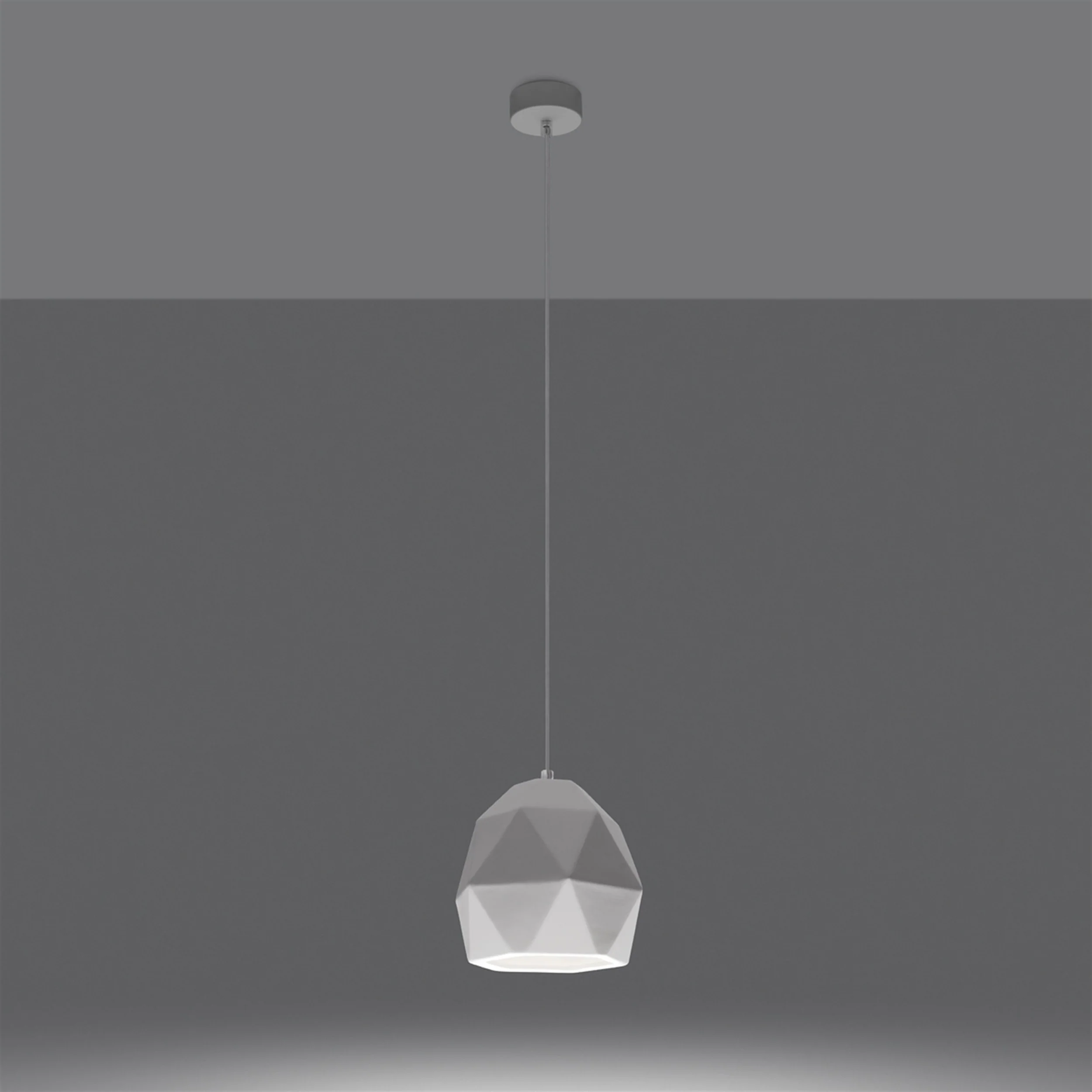 Lampa wisząca ceramiczna Mint biała - Image 3