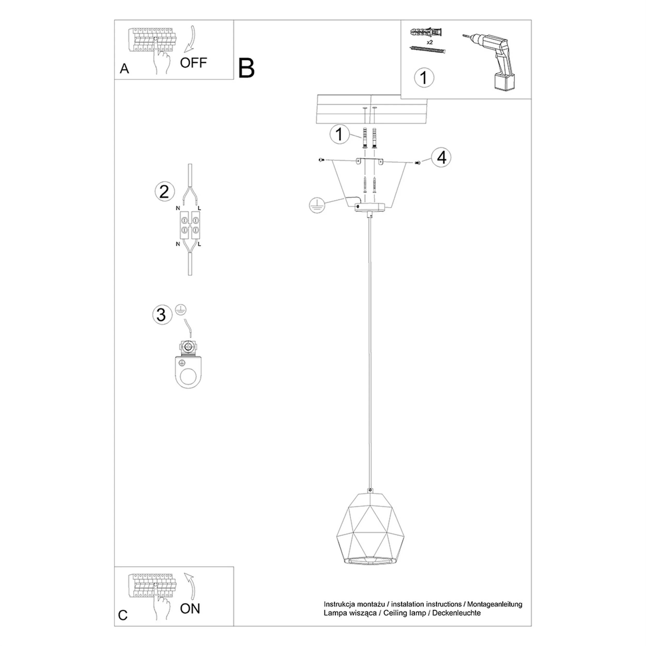 Lampa wisząca ceramiczna Mint biała - Image 9